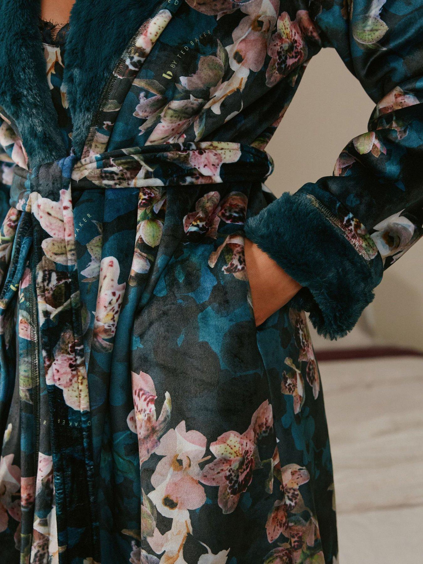 Image 5 of 5 of B By Ted Baker Teal Floral Cosy - Blue