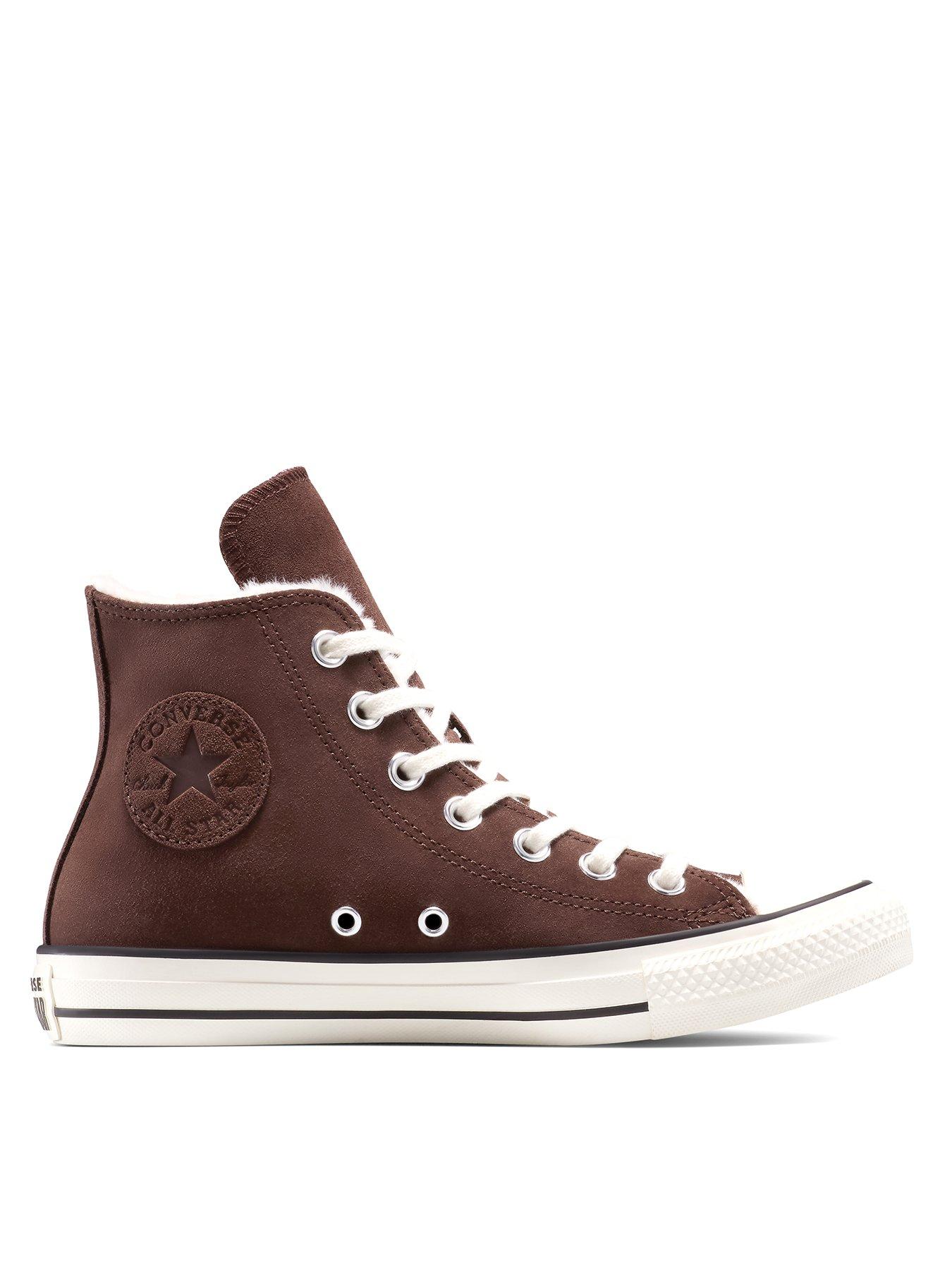Converse Womens Chuck Taylor All Star Hi - Brown