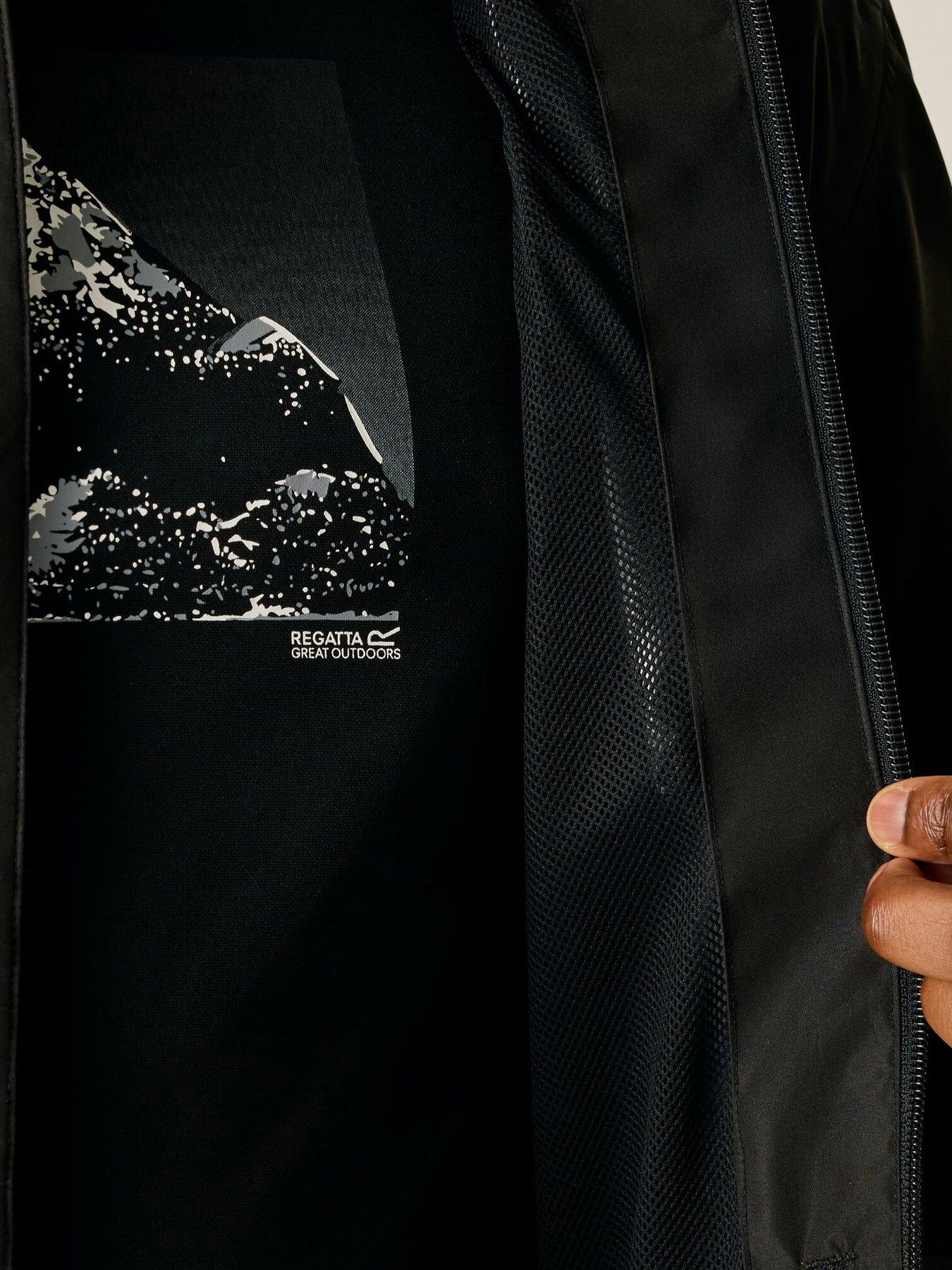 Image 4 of 7 of Regatta Mens Calderdale Jacket - Black