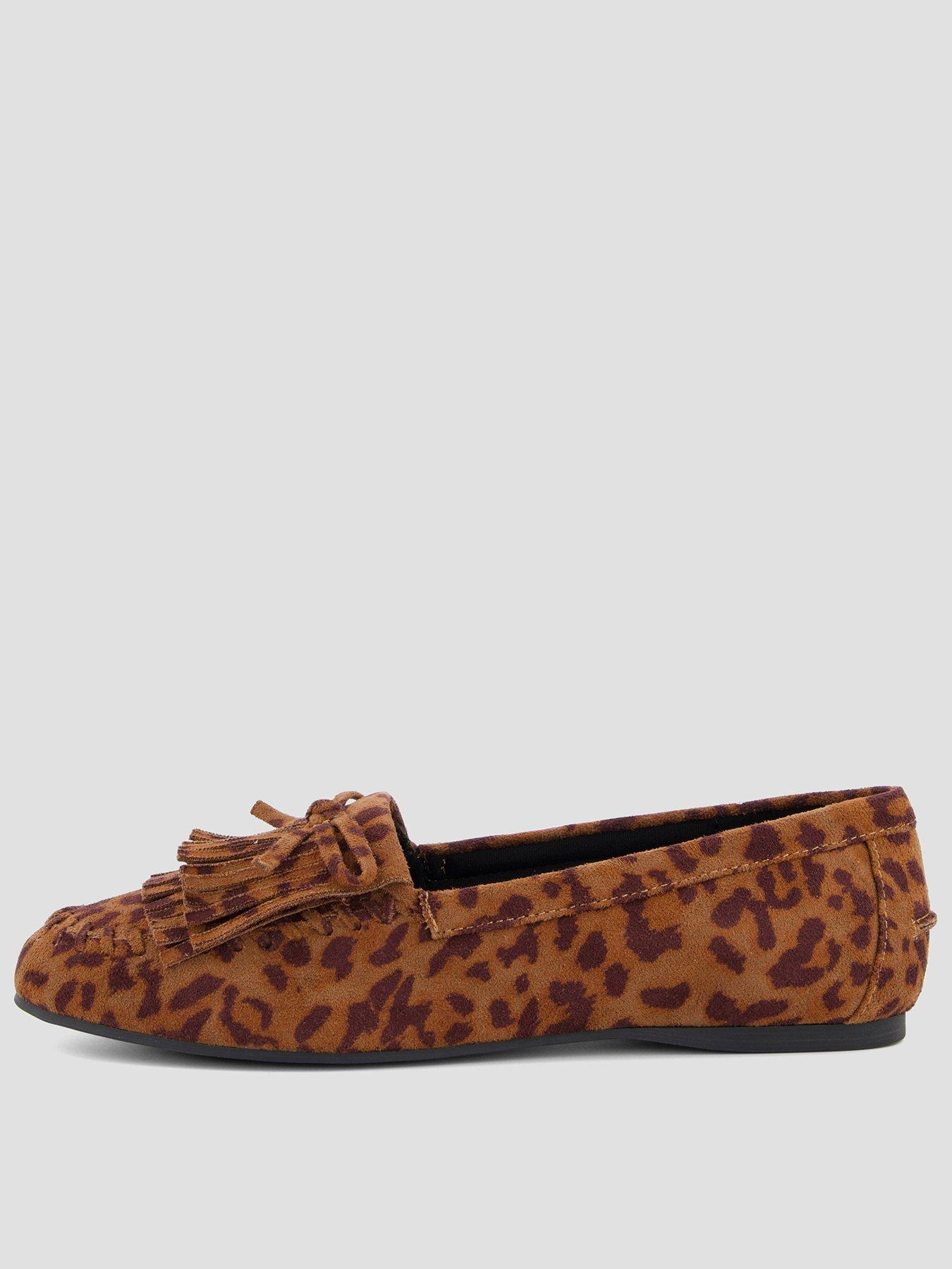 The Very Collection Tassel Moccasin Loafer Shoes - Brown