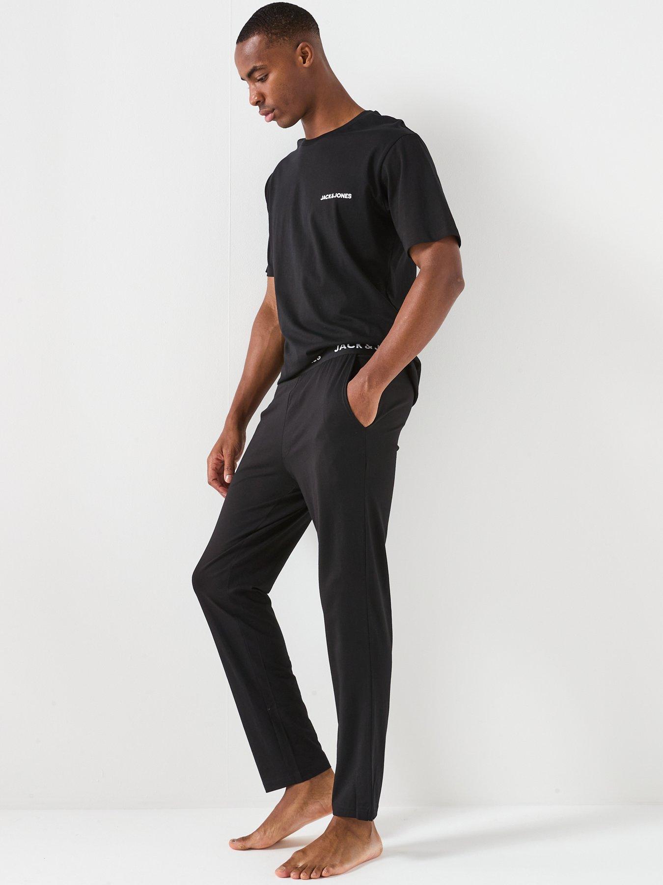 Image 3 of 6 of Jack & Jones T-Shirt Pants Set - Black