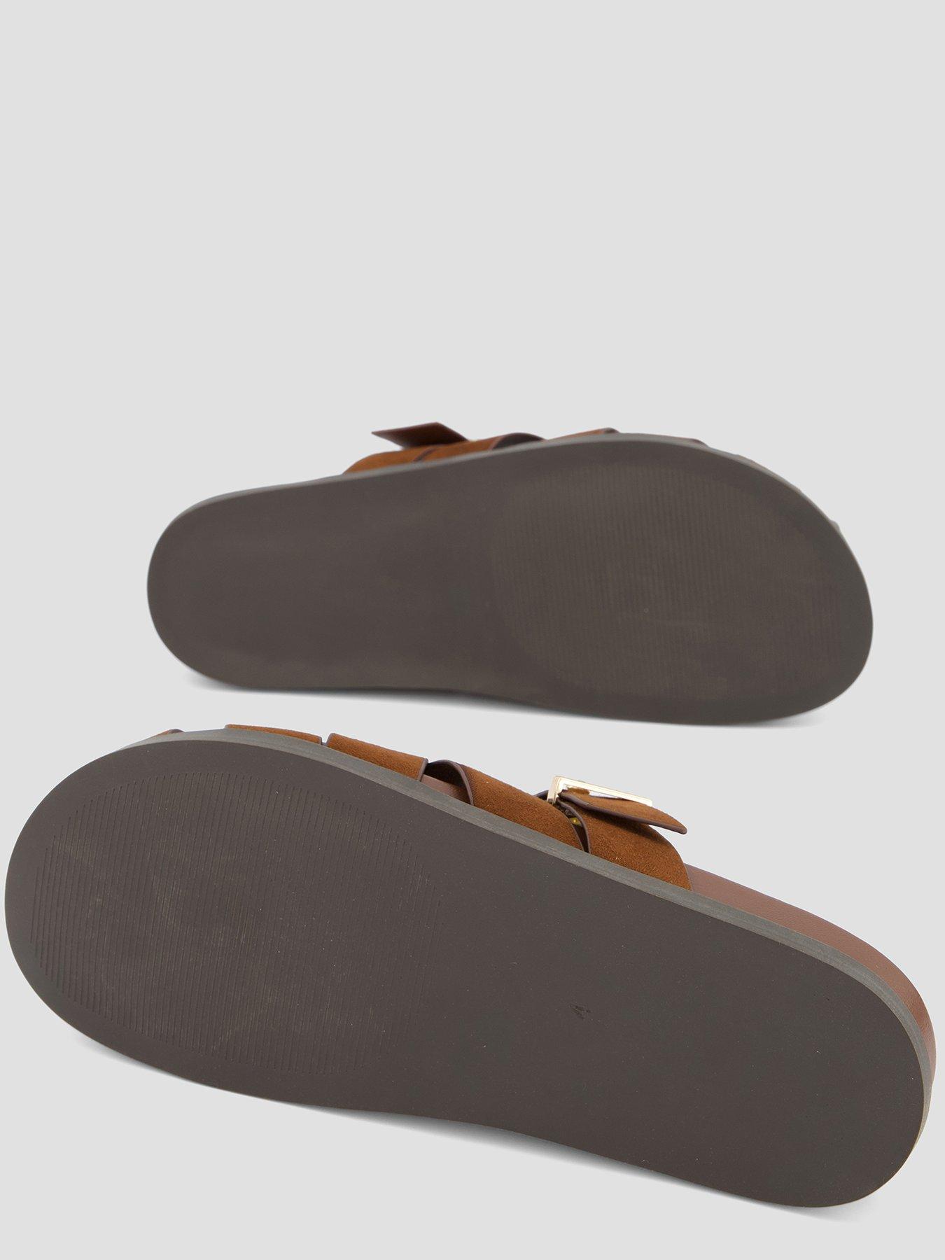 Image 4 of 7 of The Very Collection Caged Mule Clog - Chocolate