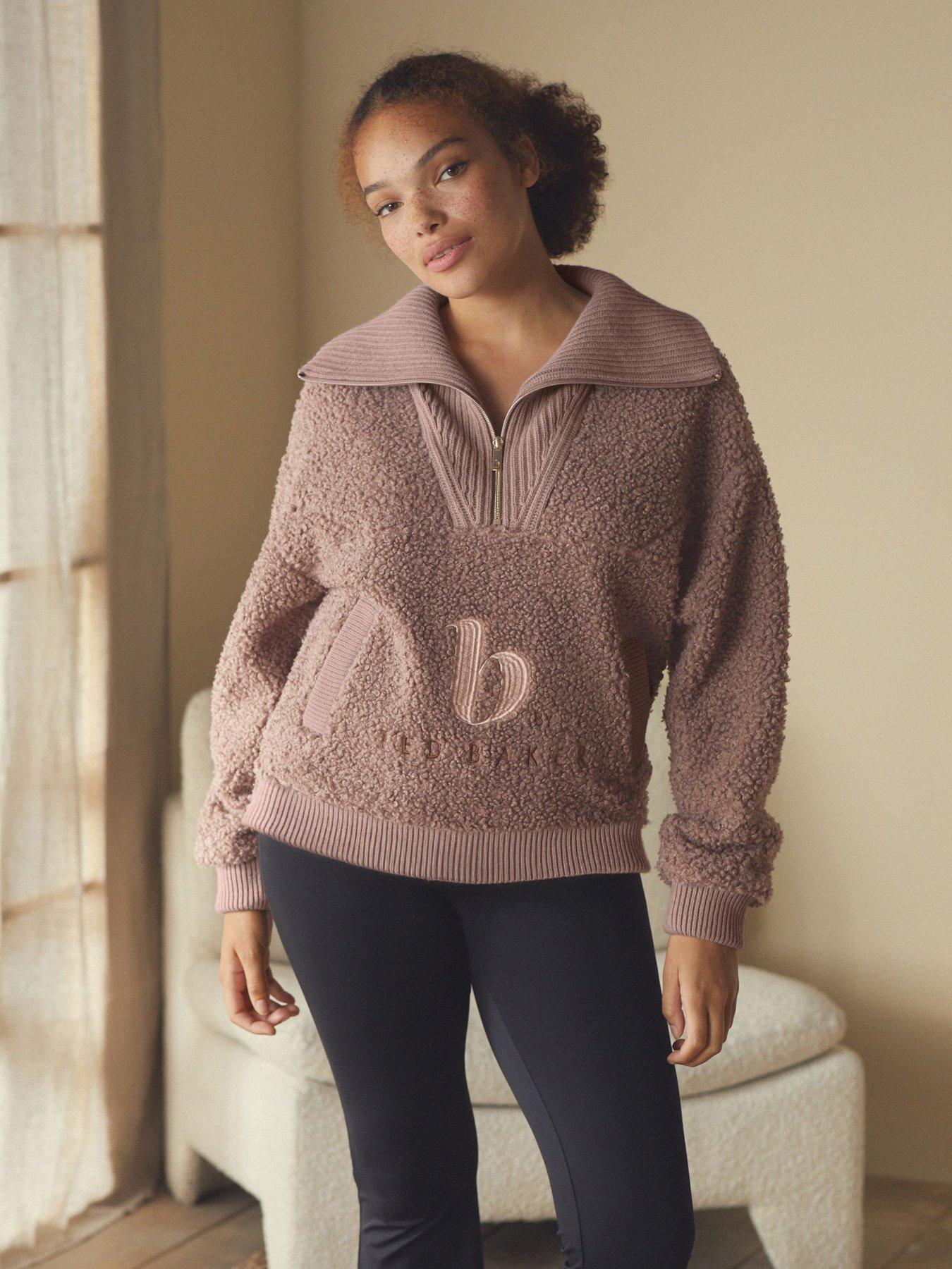 B By Ted Baker Zip Top Fleece - Pink