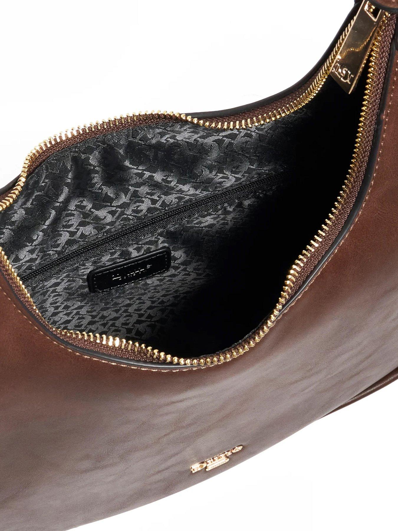 Image 5 of 6 of Dune London Dedicated Scoop Shoulder Bag - Brown