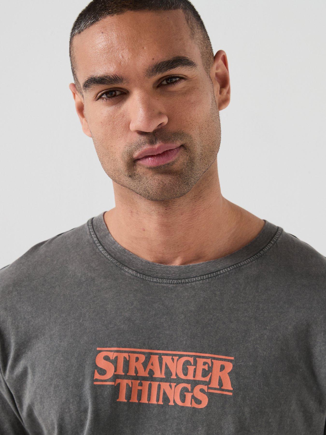 Image 5 of 5 of Jack & Jones Stranger Things Short Sleeve T-Shirt - Grey