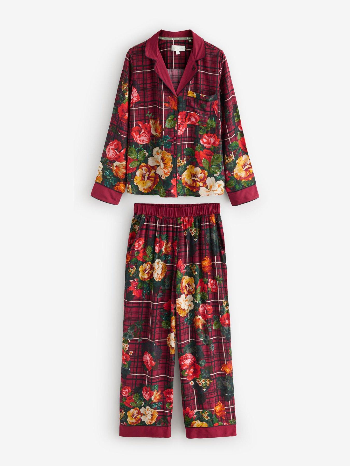 Image 7 of 7 of B By Ted Baker Check Floral Through Pyjama - Multi