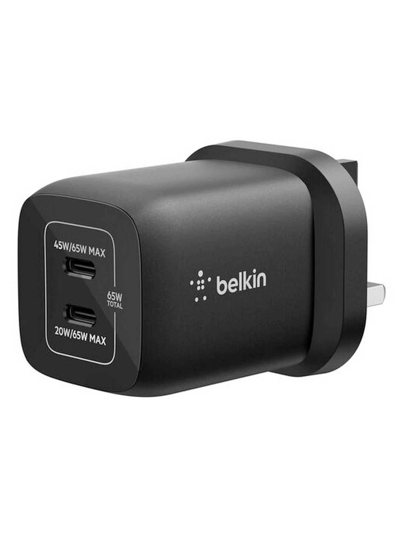  image of belkin-65w-dual-usb-c-wall-charger-made-for-nintendo-switch