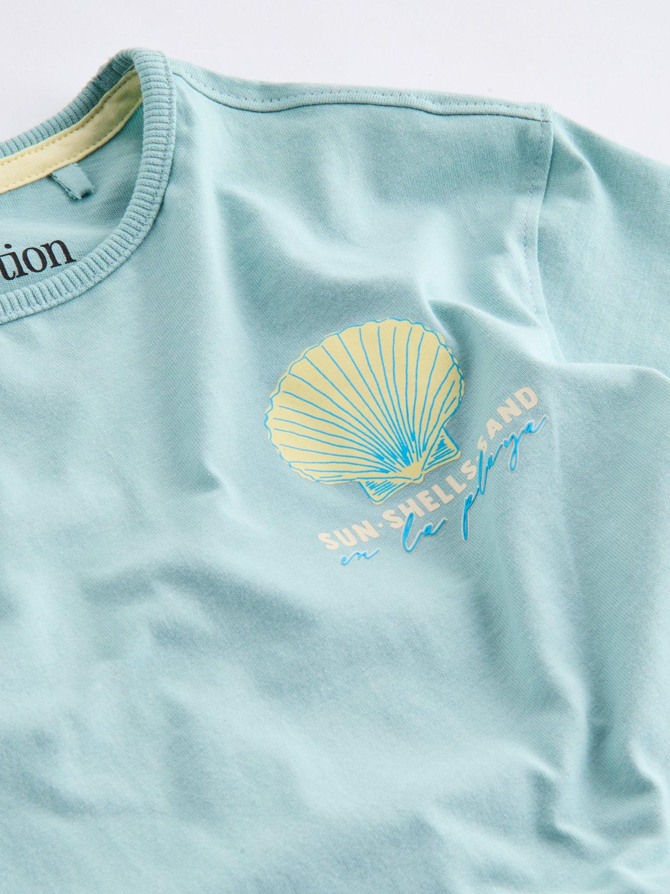 Image 3 of 4 of The Very Collection Boys Shell Back Graphic T-Shirt - Blue
