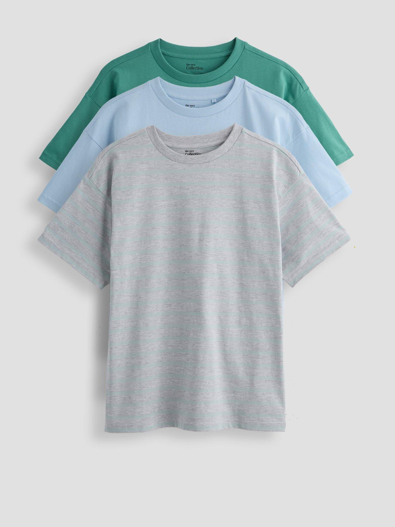 The Very Collection Boys 3 Pack T-shirt - Multi