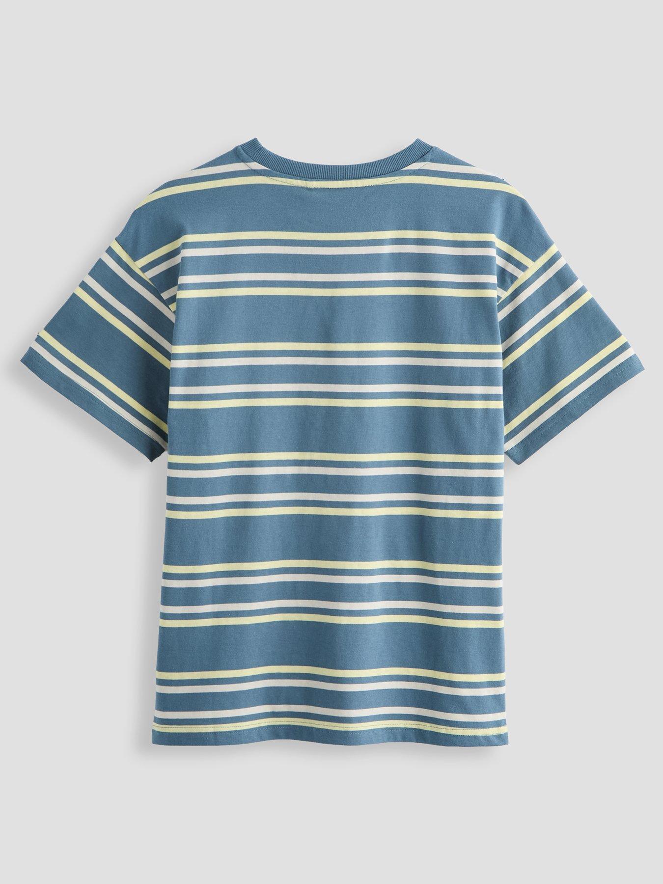 Image 3 of 5 of The Very Collection Boys 5 Pack Stripe Detail Tshirt - Multi