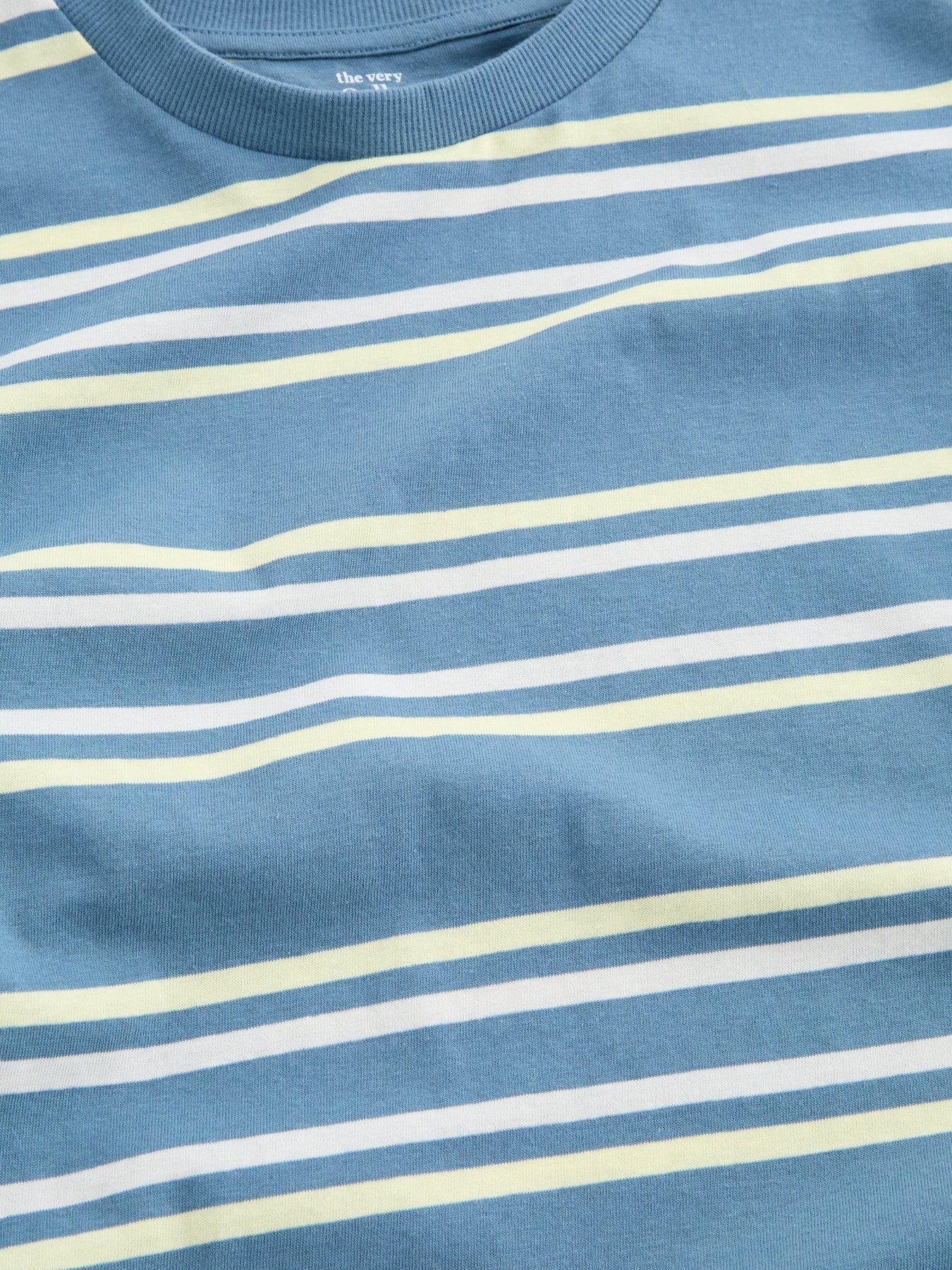 Image 4 of 5 of The Very Collection Boys 5 Pack Stripe Detail Tshirt - Multi