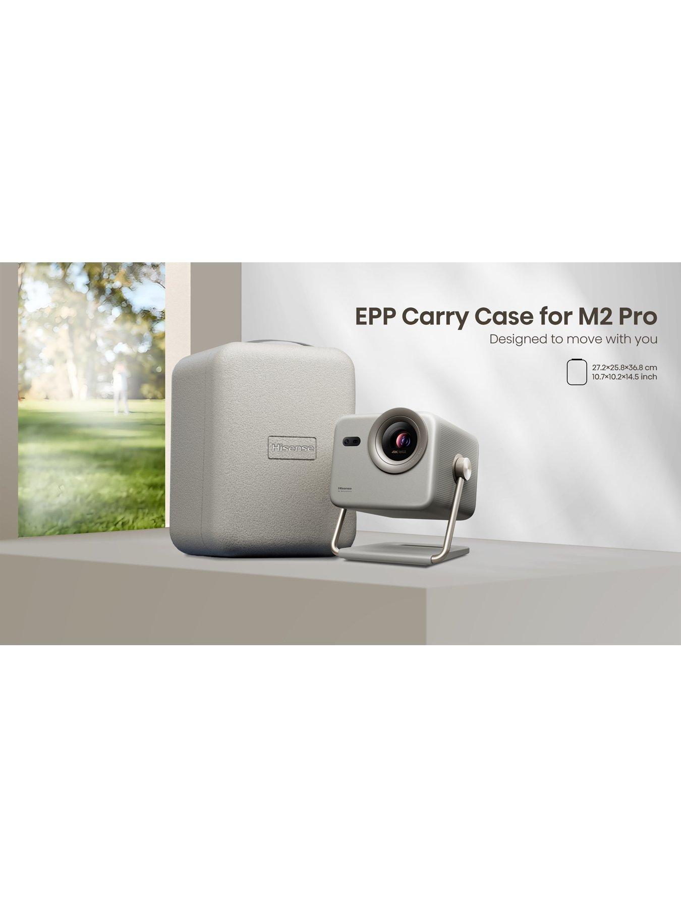 Image 2 of 7 of Hisense M2TUK Pro, 4K Trichroma Smart 65"-200"&rsquo; Projector with EPP Carry Case