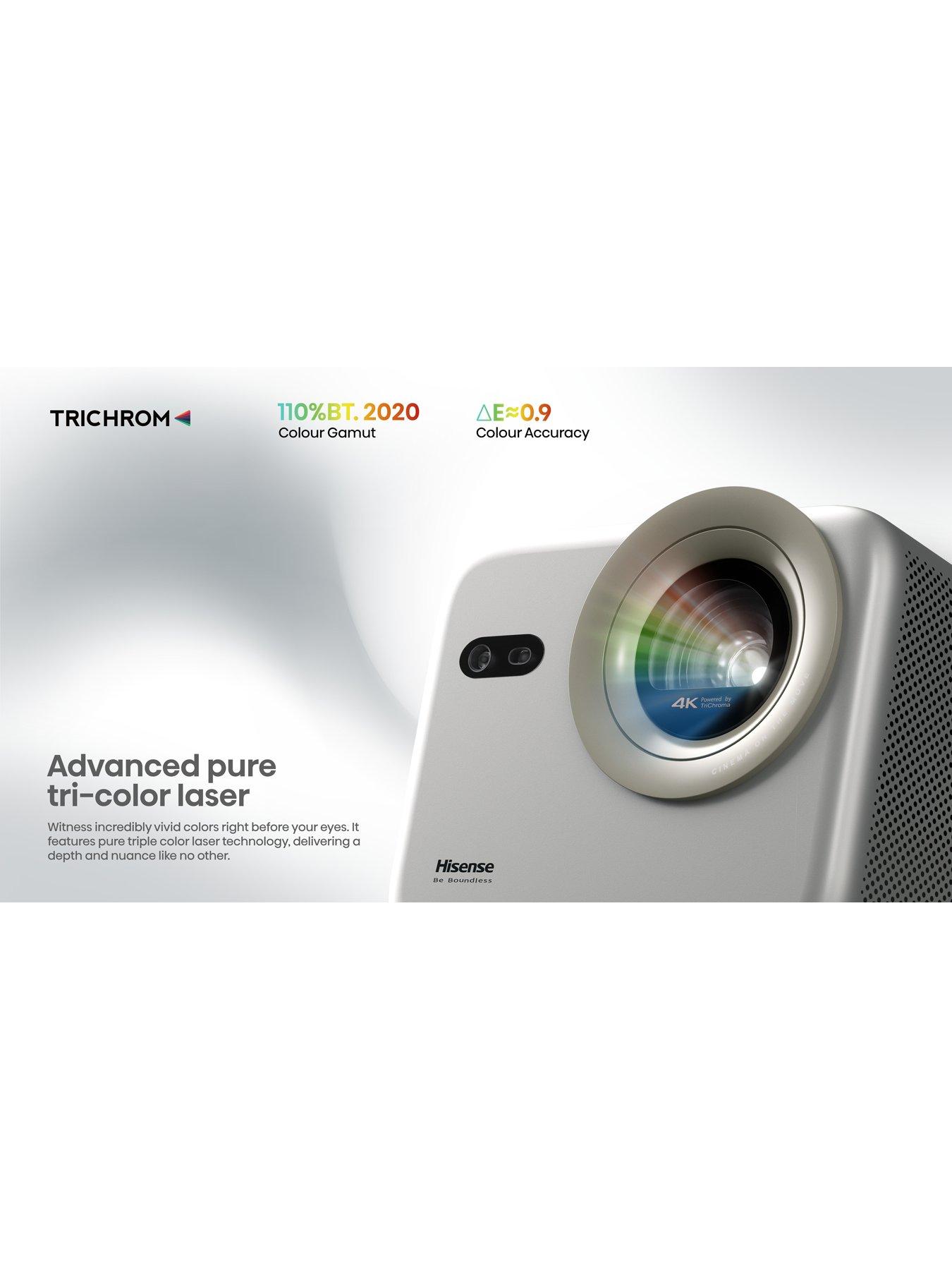 Image 4 of 7 of Hisense M2TUK Pro, 4K Trichroma Smart 65"-200"&rsquo; Projector with EPP Carry Case