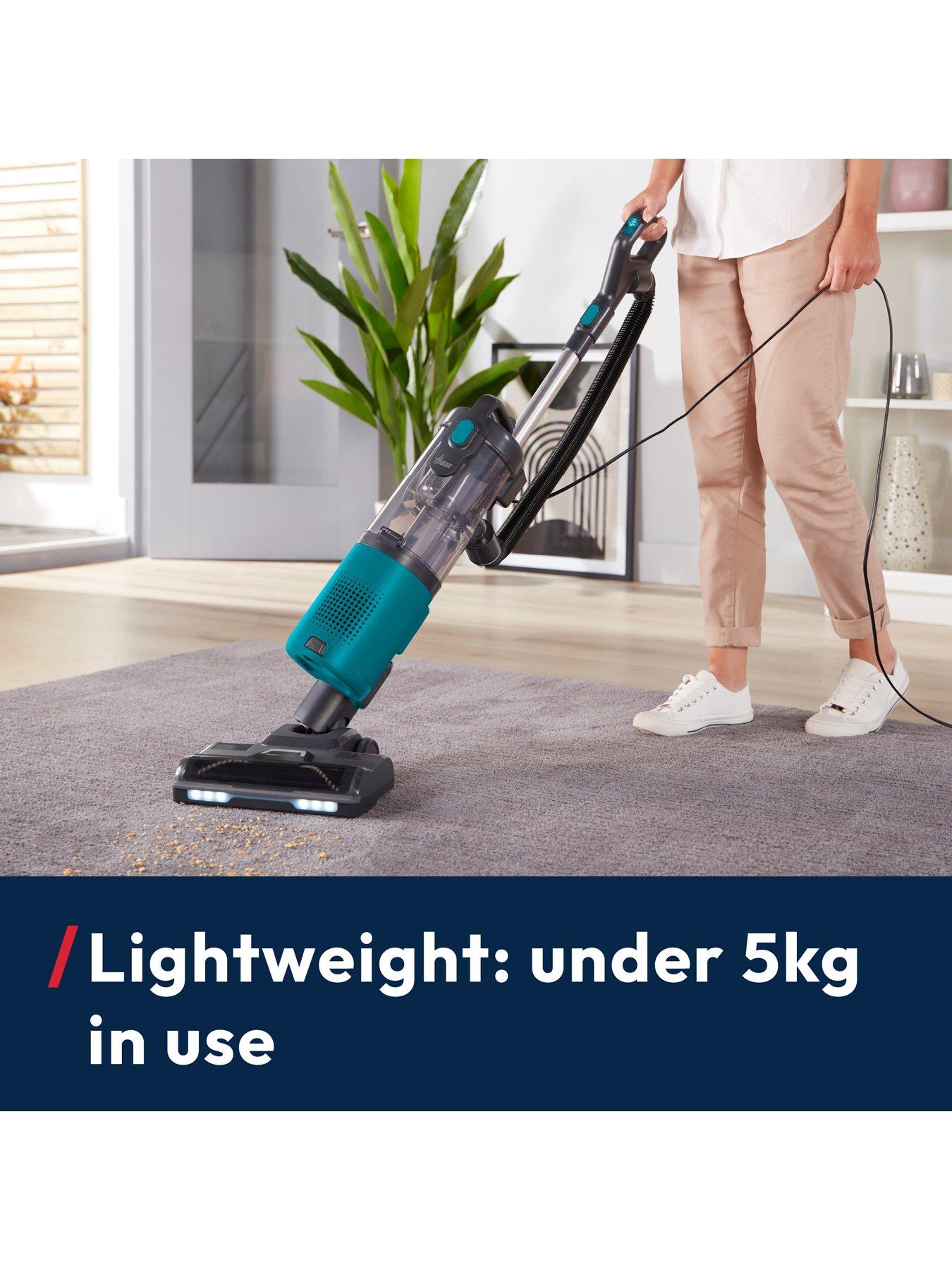  image of hoover-anti-hair-wrap-turbo-style-lightweight-upright-vacuum-cleaner-hl2-home-teal