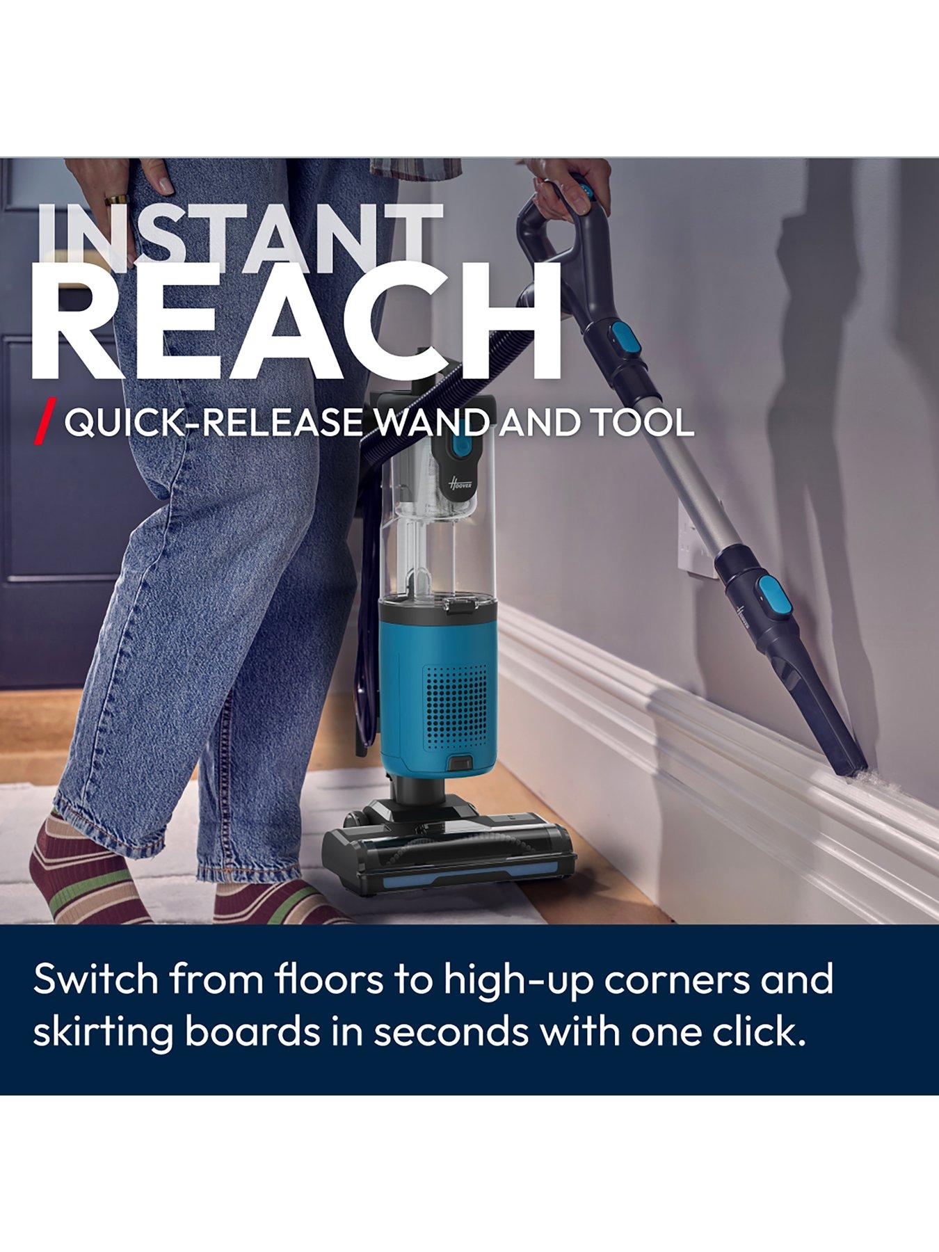 Image 4 of 8 of Hoover HL2 Upright Vacuum Cleaner (HL210HMA), 850W motor Lift Away Corded Bagless, 2-year warranty, Anti Twist Hair Wrap, LED Light, Teal