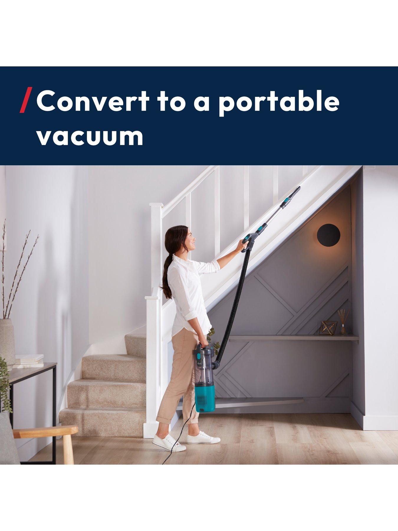  image of hoover-anti-hair-wrap-turbo-style-lightweight-upright-vacuum-cleaner-hl2-home-teal