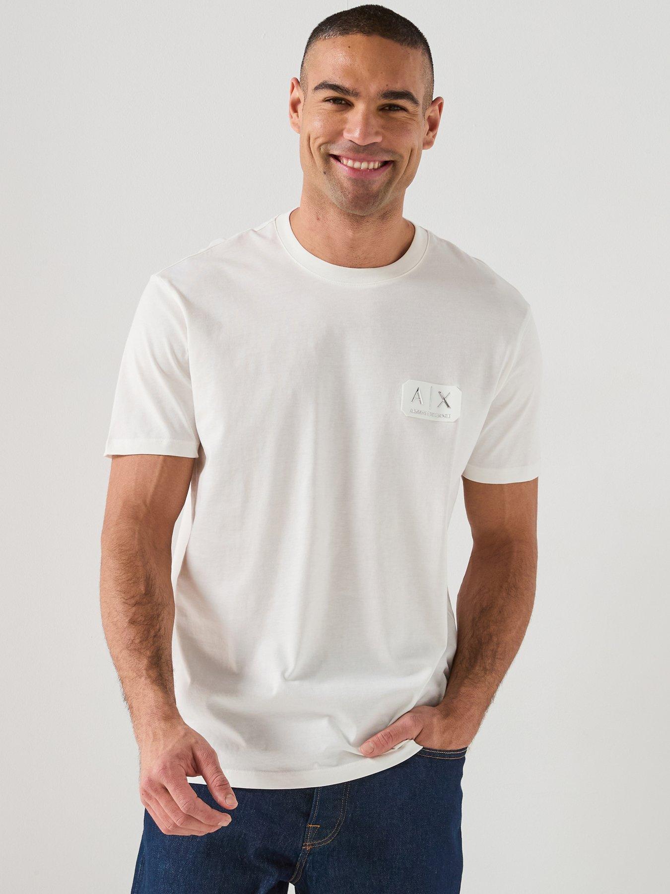 armani-exchange-whitegold-badge-logo-t-shirt-off-white