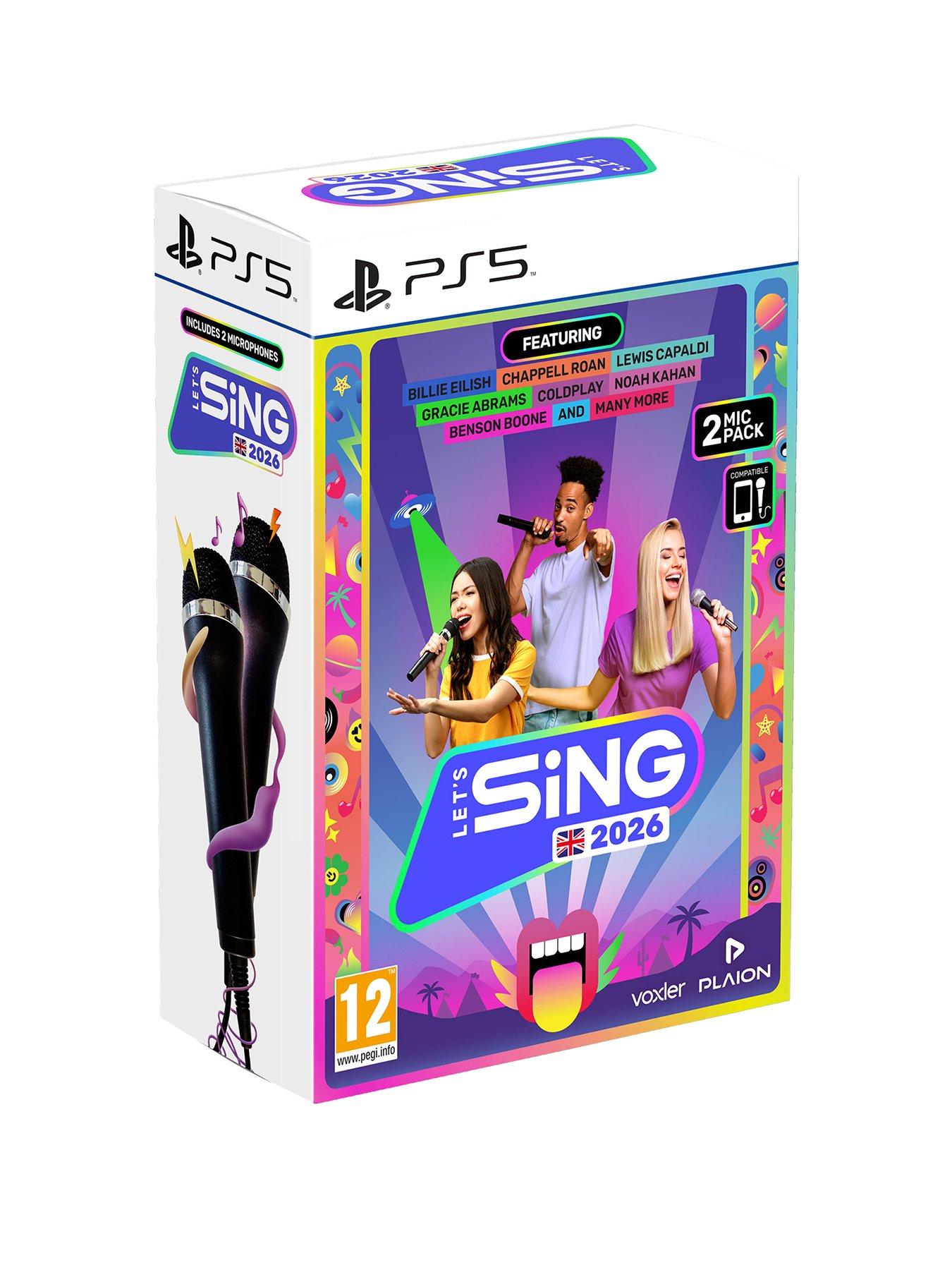 Image 1 of 5 of PlayStation 5 Let's Sing 2026 - 2-Mic for PlayStation 5