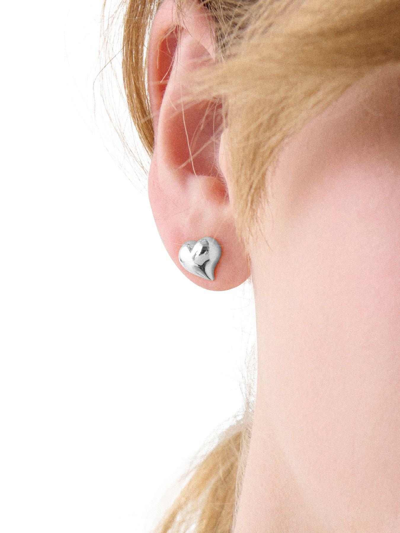  image of kate-spade-new-york-amour-studs-silver