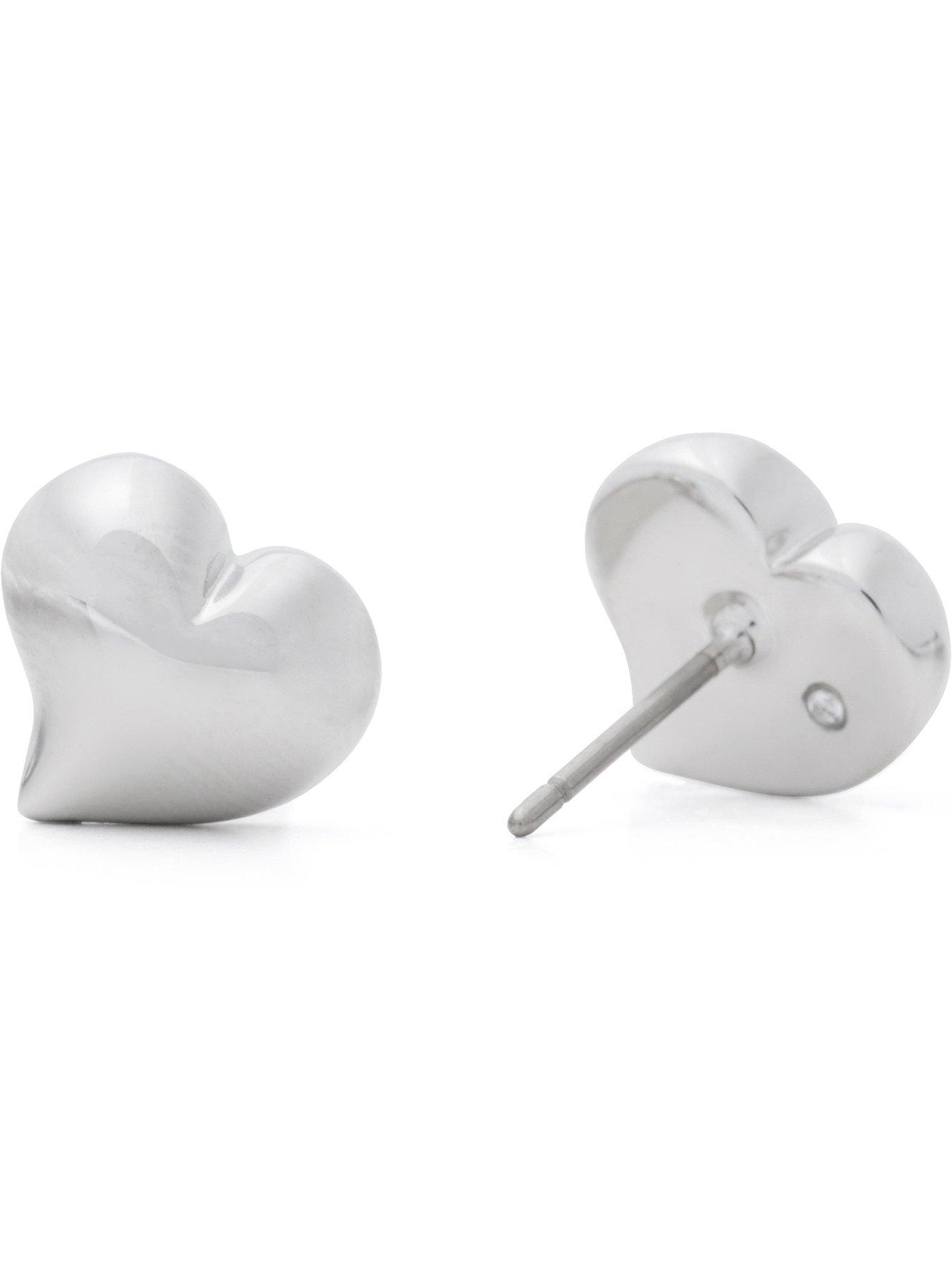  image of kate-spade-new-york-amour-studs-silver
