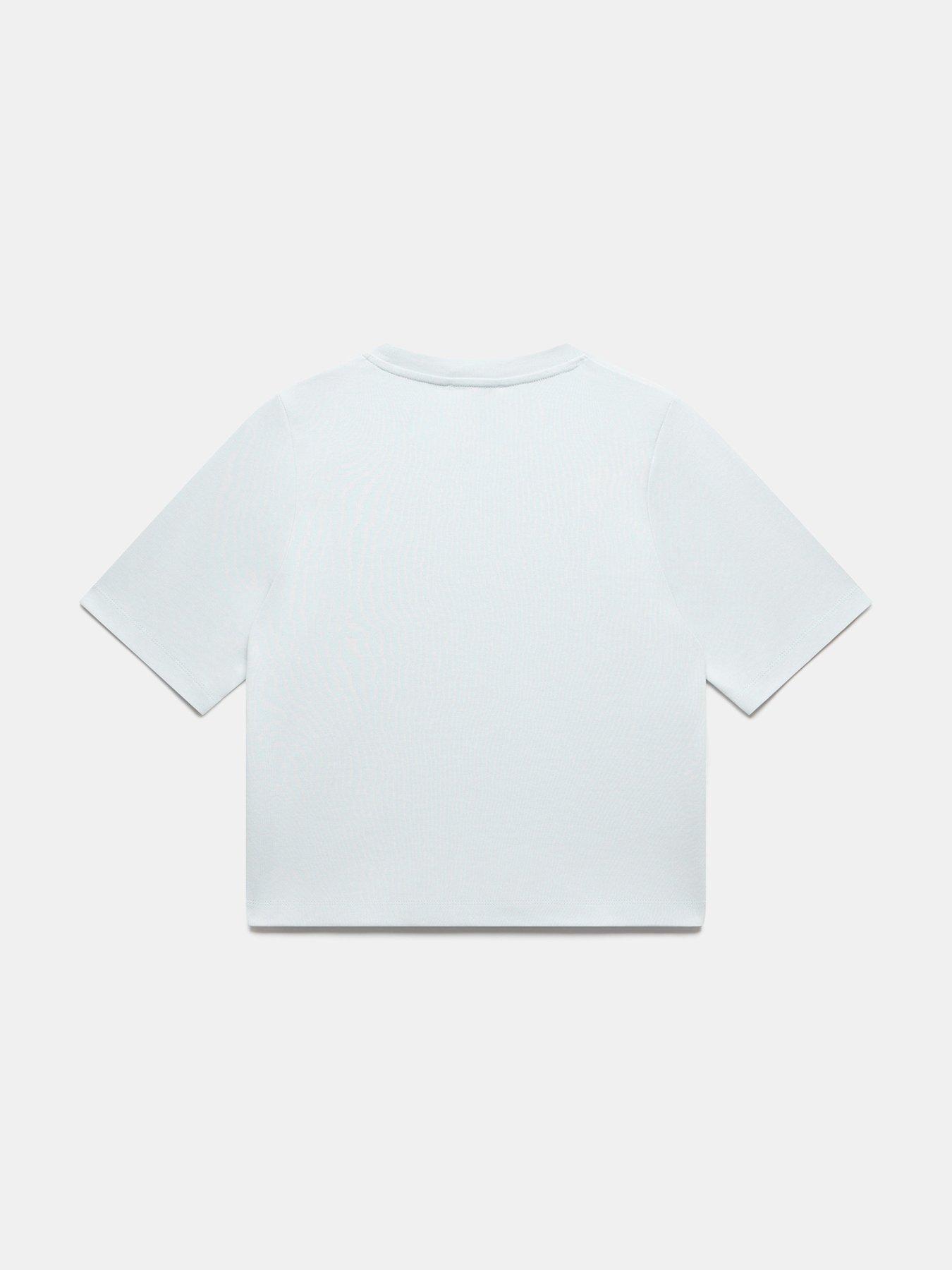  image of mint-velvet-ultimate-cotton-t-shirt-blue