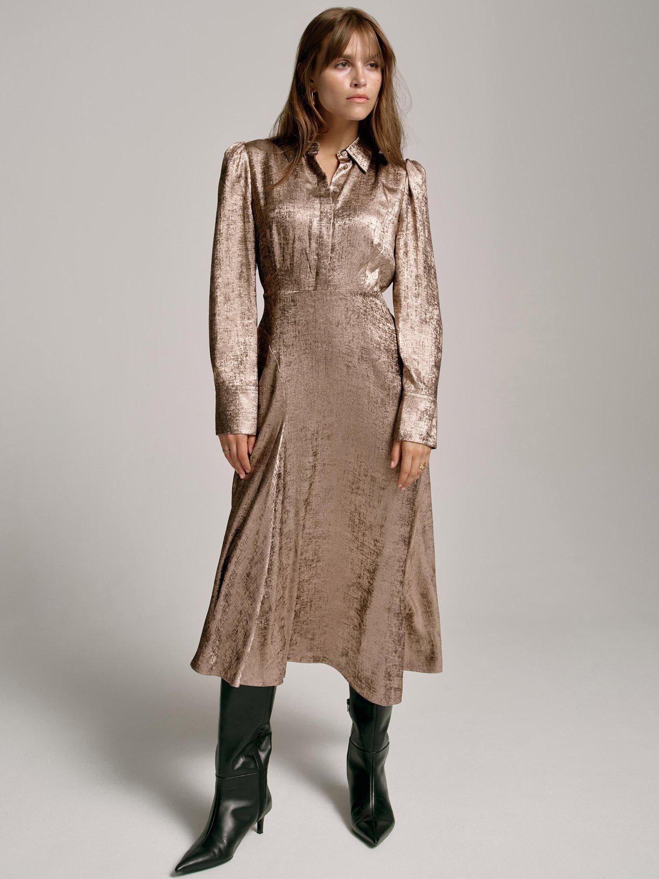 mint-velvet-metallic-shirt-dress-gold
