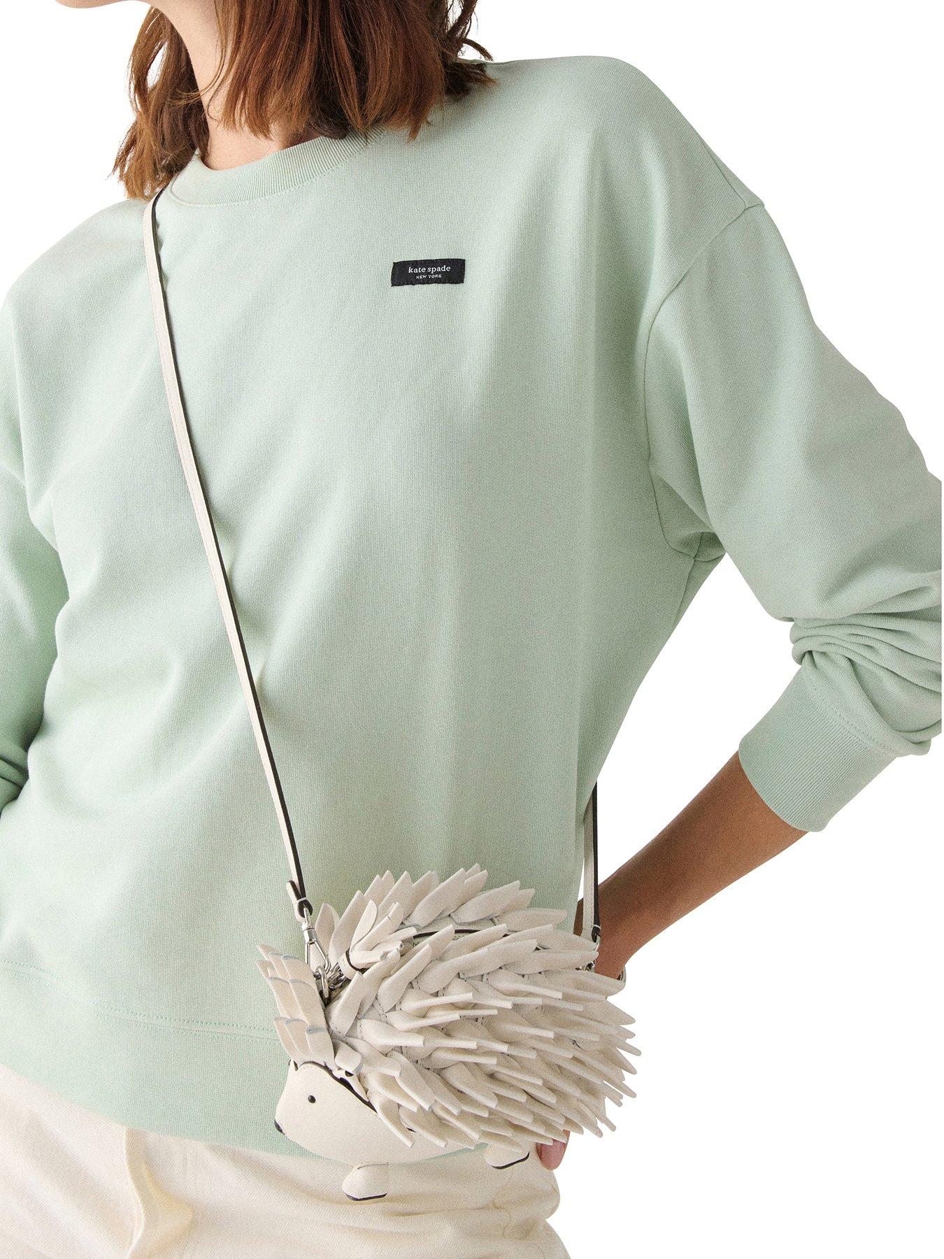  image of kate-spade-new-york-critters-hedgehog-mini-bag-cream