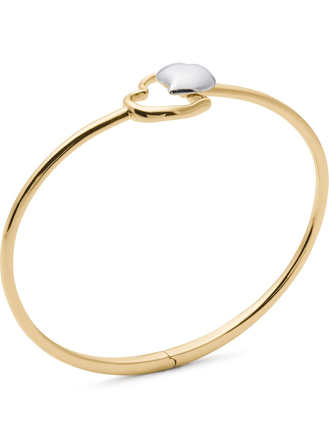 front image of kate-spade-new-york-amour-bangle-gold