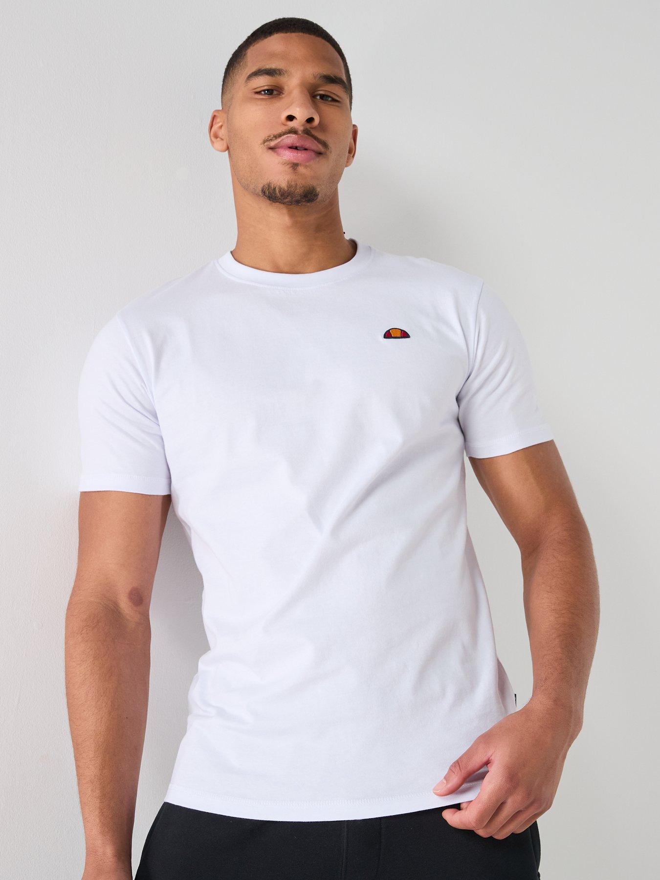 Ellesse Mens Cassica T-Shirt - White | Littlewoods