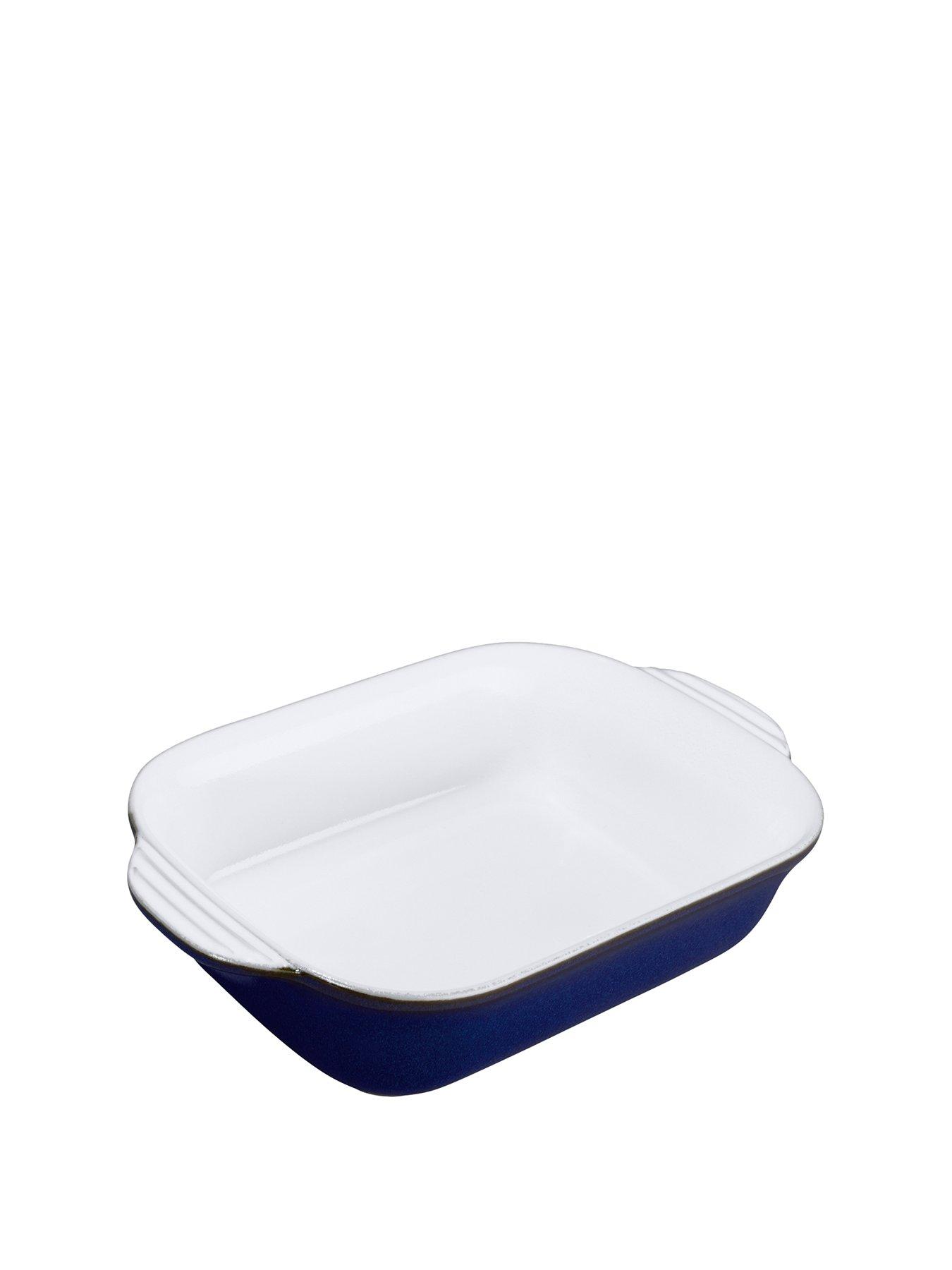 Image 2 of 6 of Denby Imperial Blue Small Rectangular Oven Dish