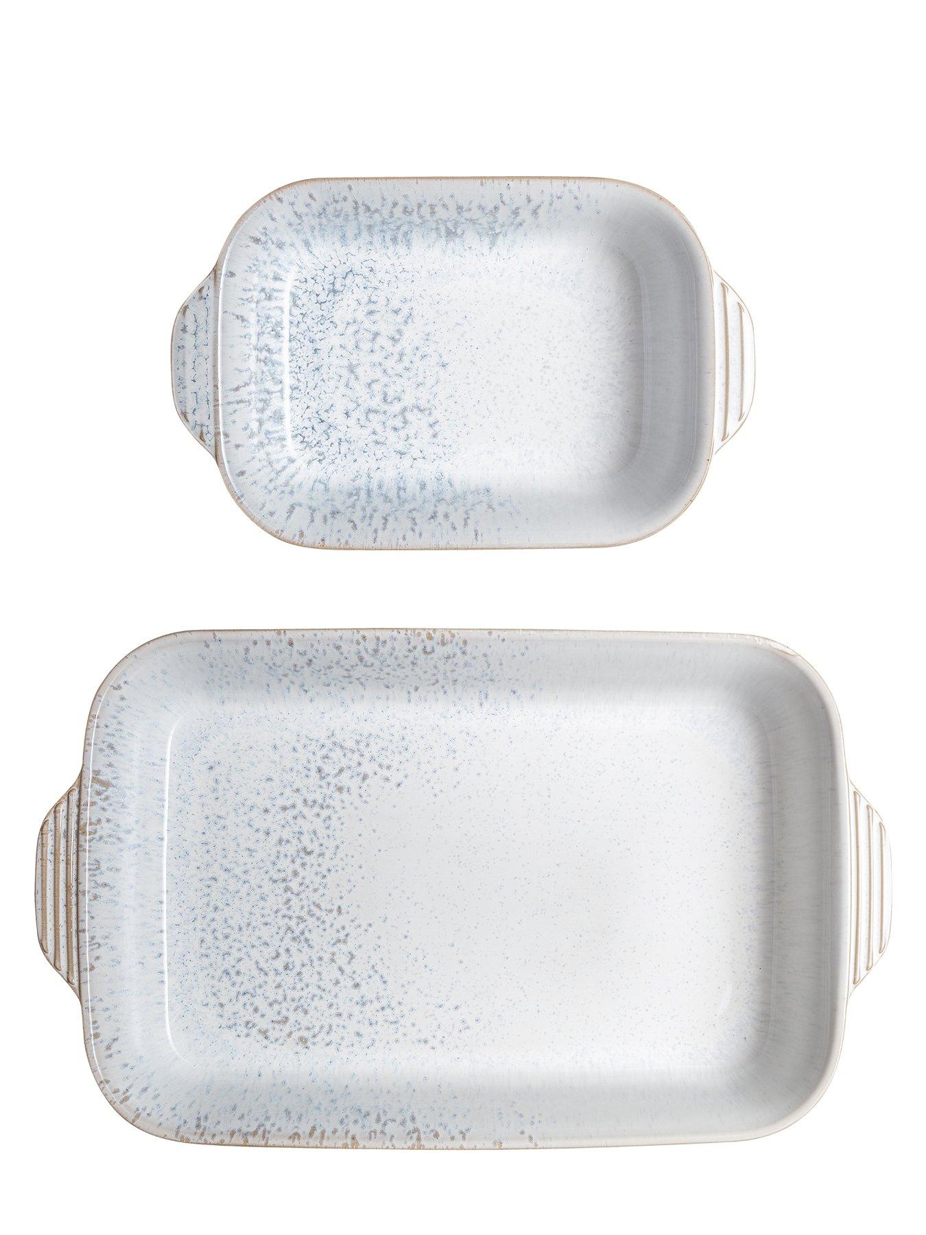 Image 3 of 7 of Denby Kiln Small &amp; Large Rectangular Oven Dish Set