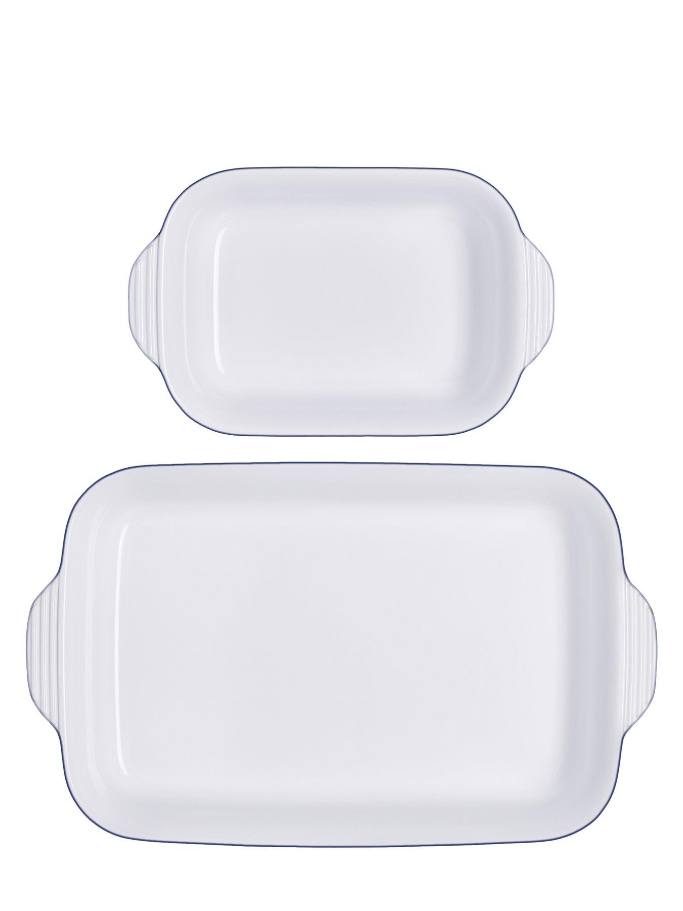 Image 3 of 6 of Denby Denby Imperial Blue Small & Large Rectangular Oven Dish Set