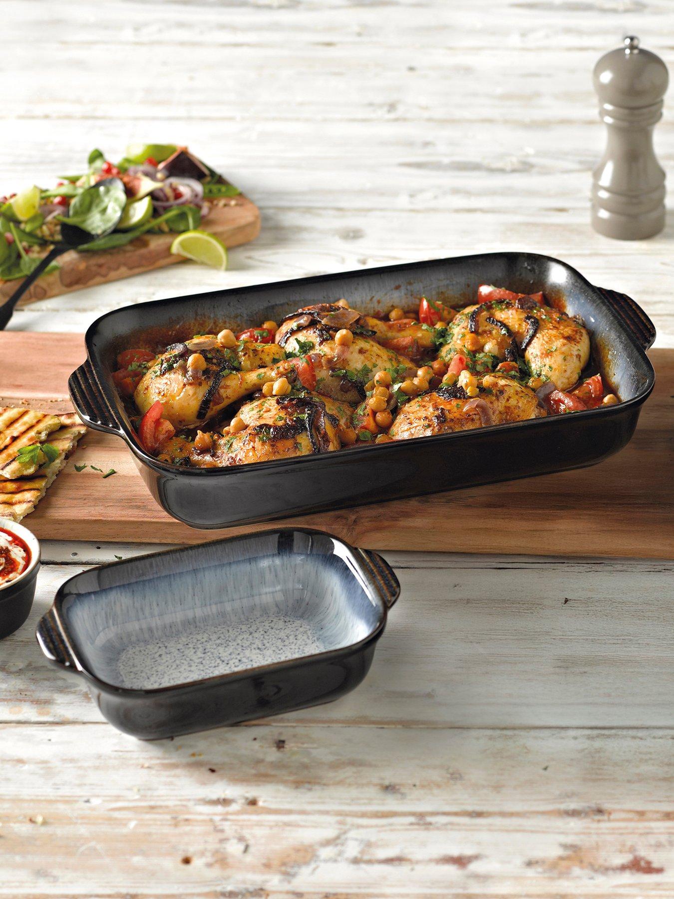undefined Denby Halo Small & Large Rectangular Oven Dish Set