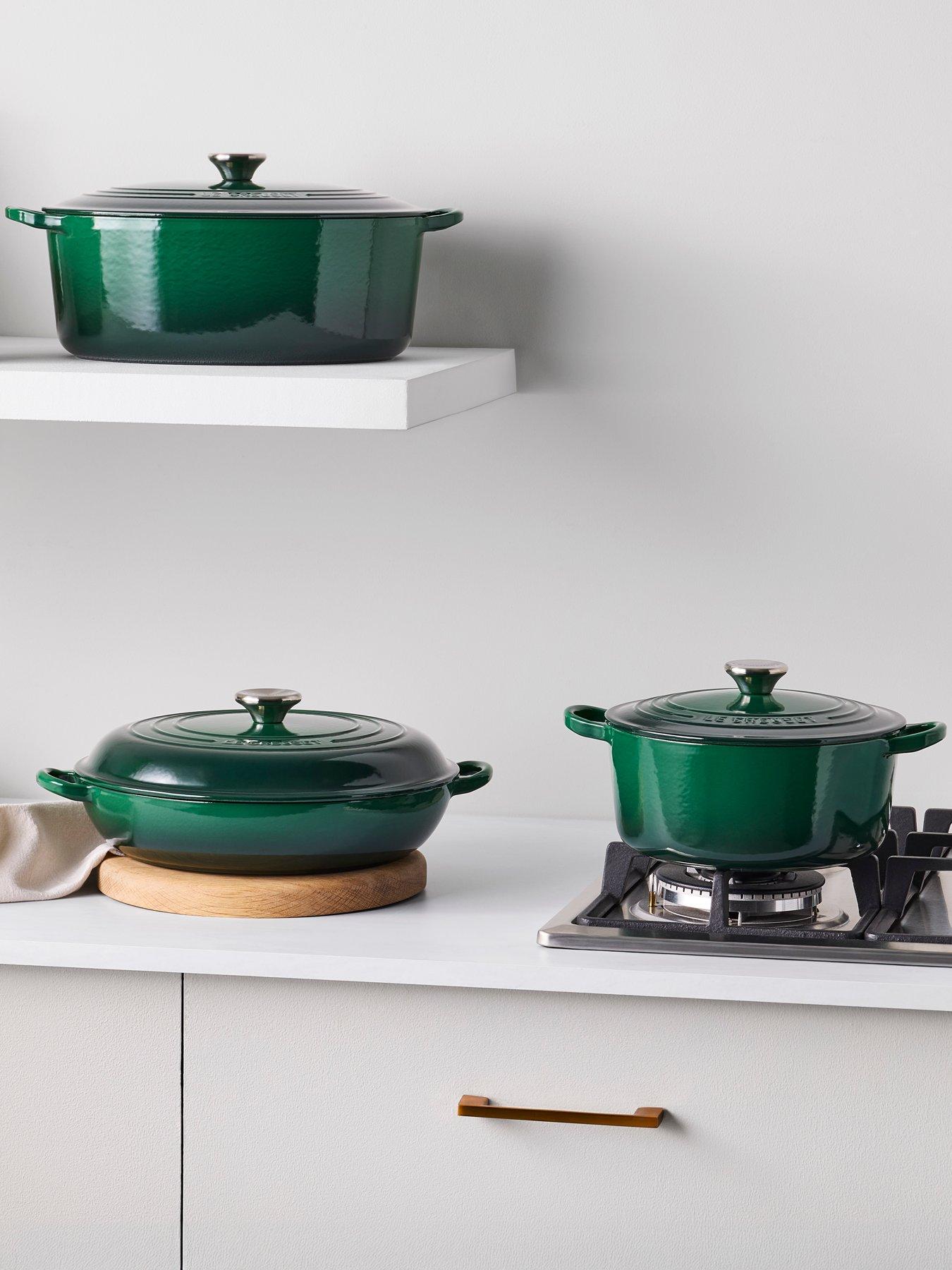 Le Creuset Classic Cast Iron Oval Casserole 31cm Juniper