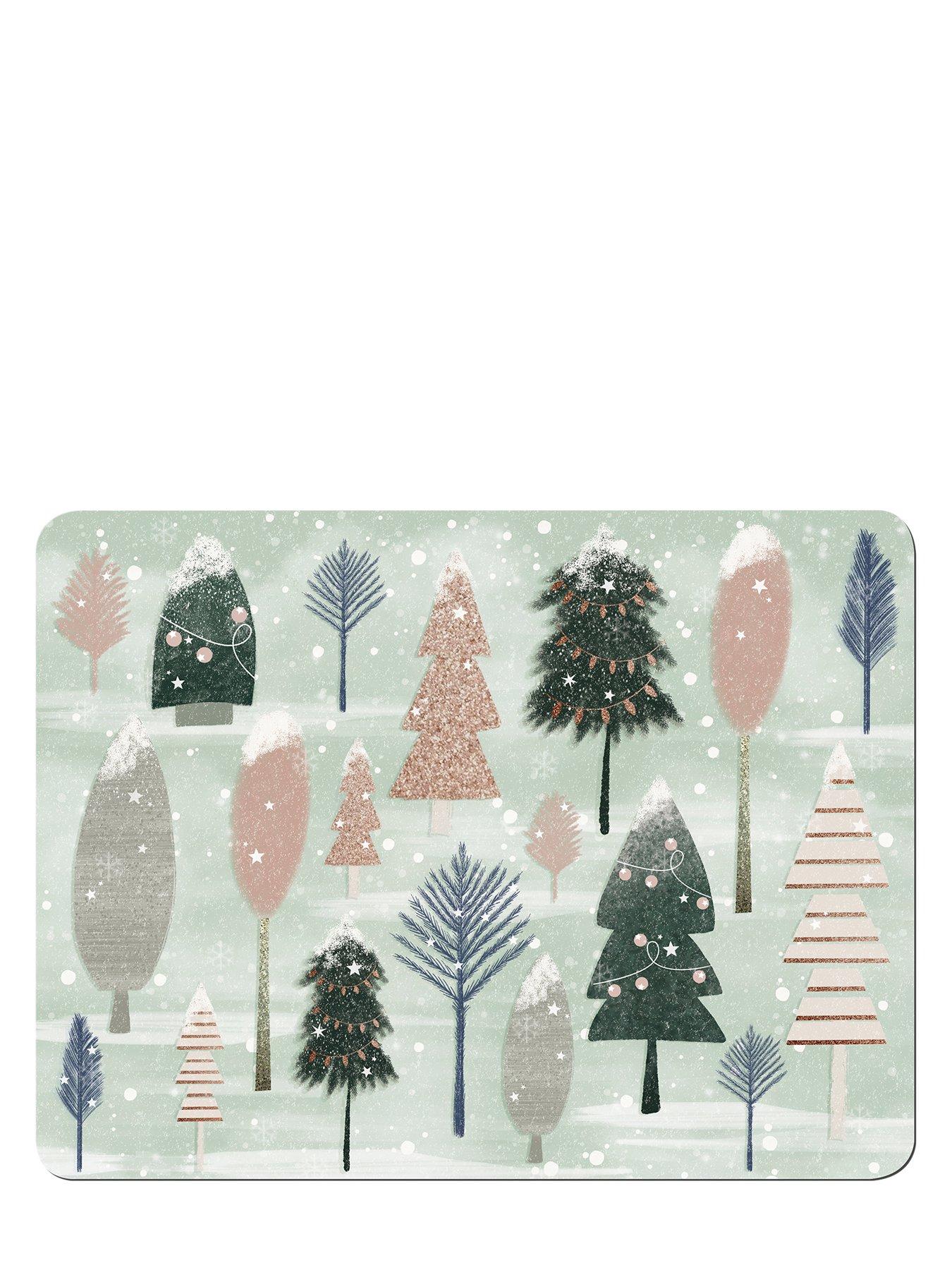 undefined Denby Christmas Forest Set Of 6 Placemats