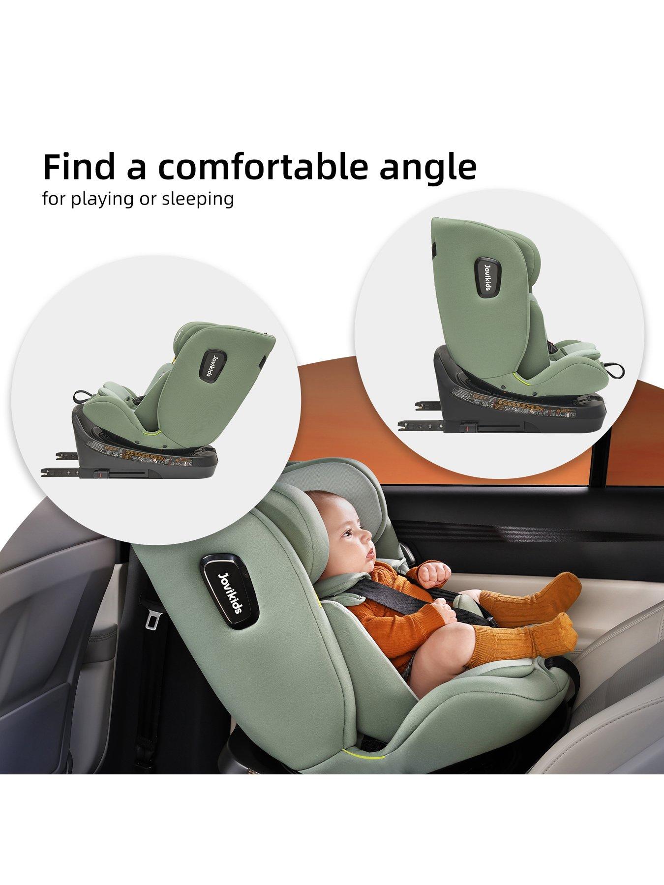  image of jovikids-spin-top-teather-ranger-car-seat-green