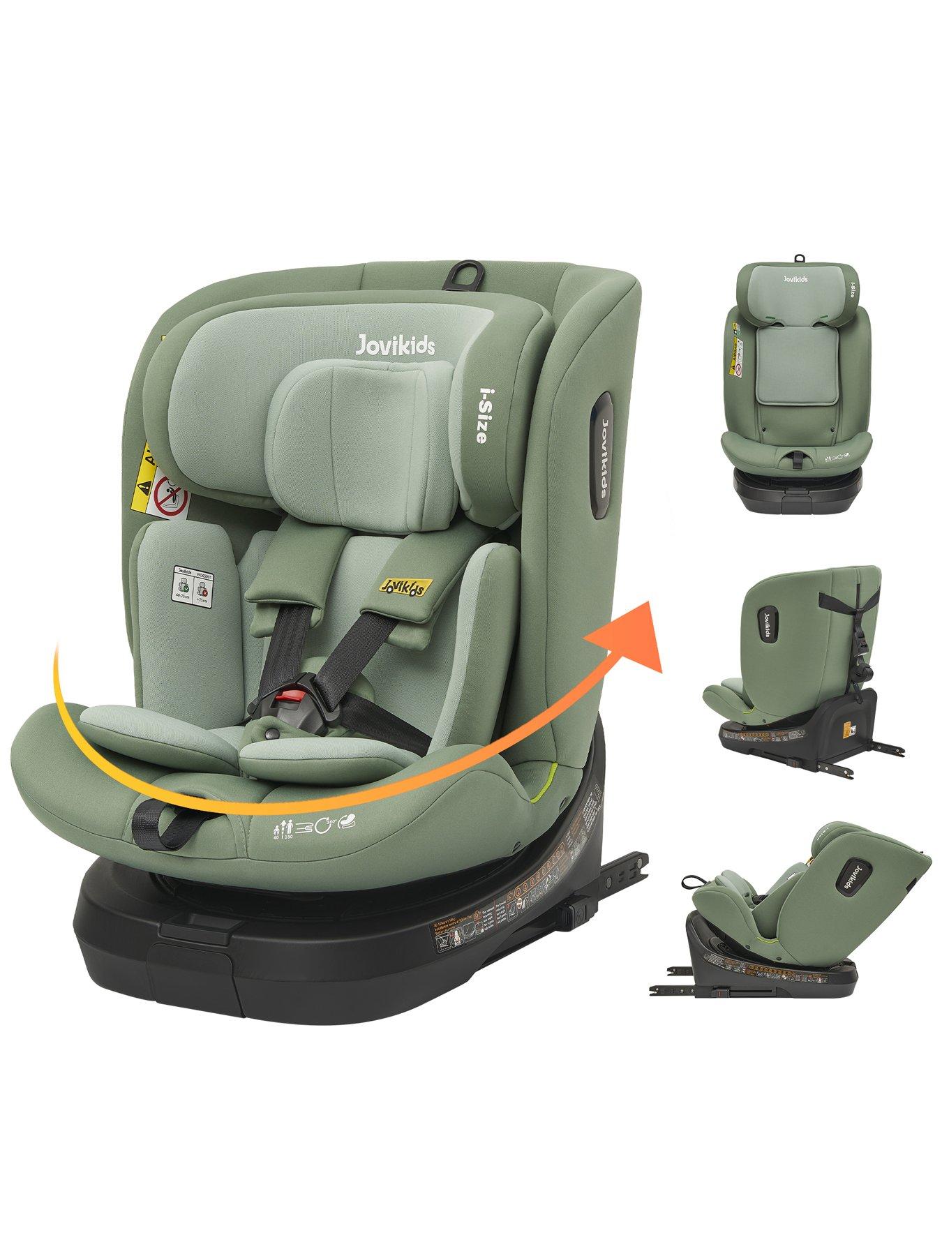  image of jovikids-spin-top-teather-ranger-car-seat-green