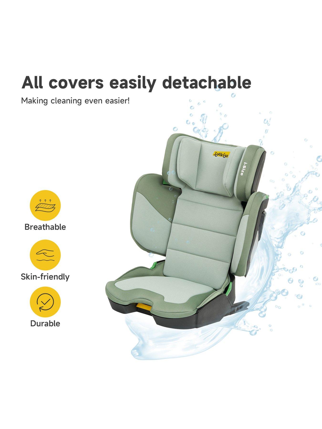  image of jovikids-compact-folding-booster-car-seat-green