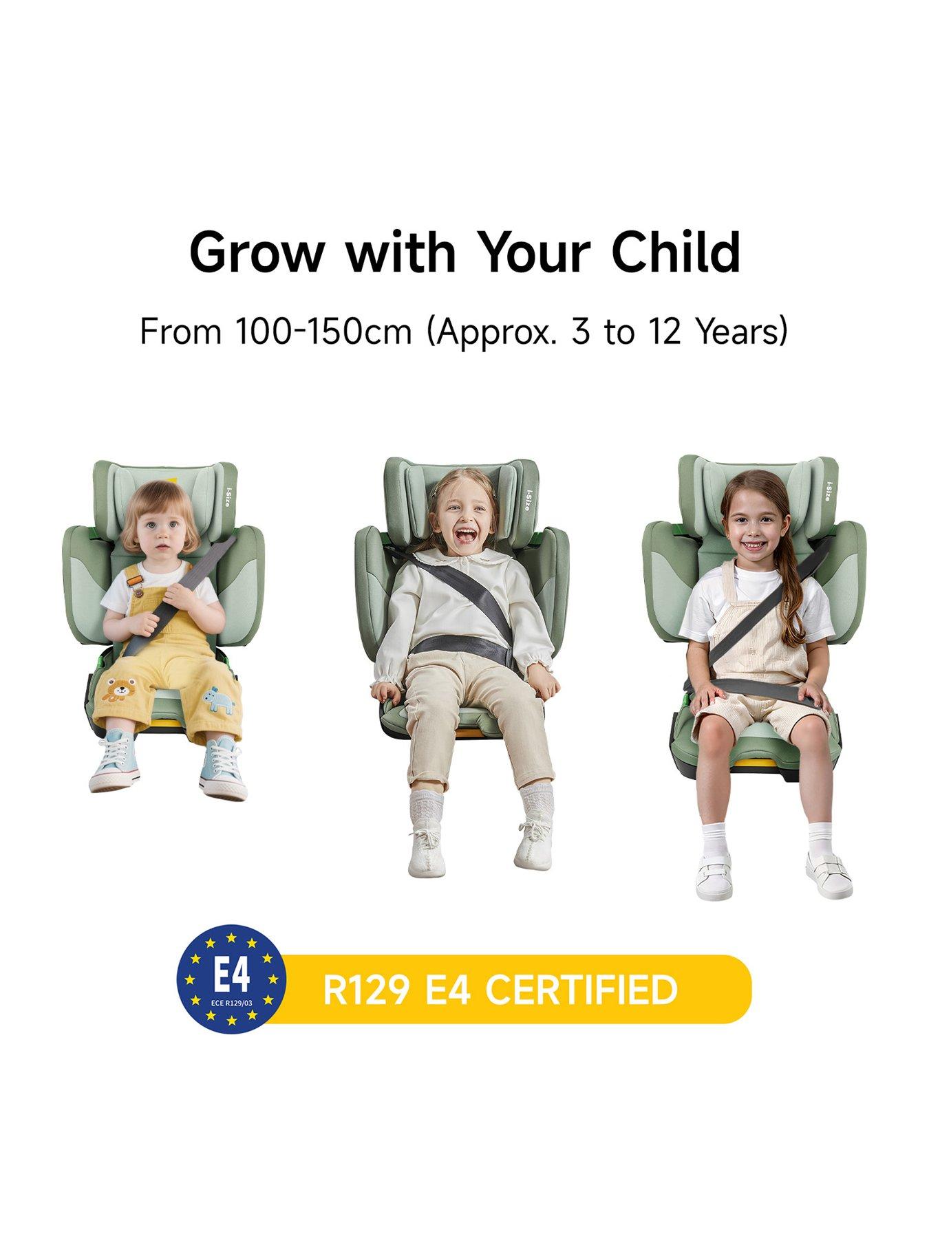  image of jovikids-compact-folding-booster-car-seat-green