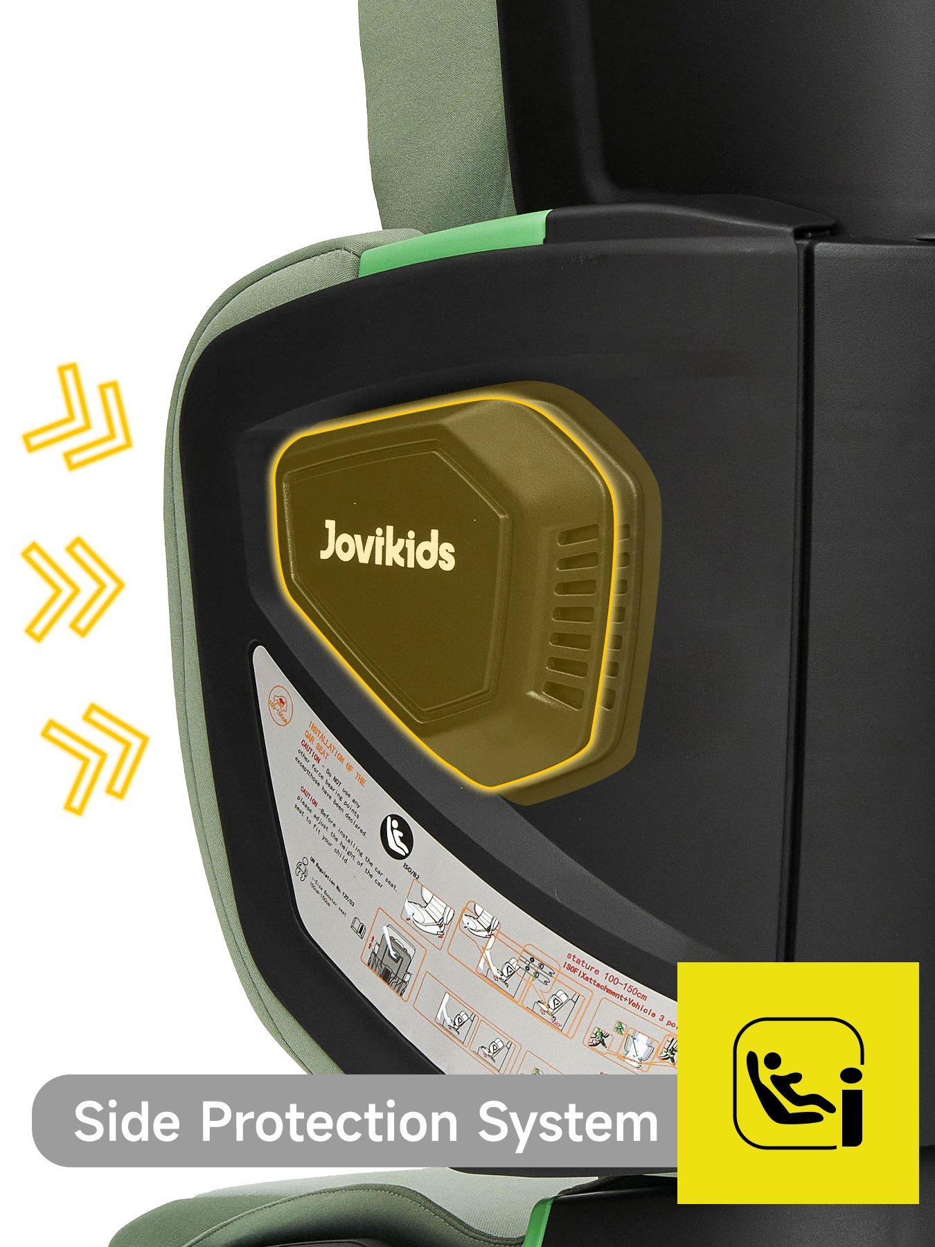  image of jovikids-compact-folding-booster-car-seat-green