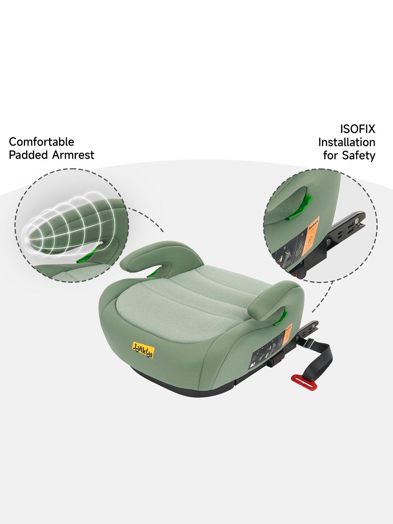  image of jovikids-ohho-isofix-booster-car-seat-green