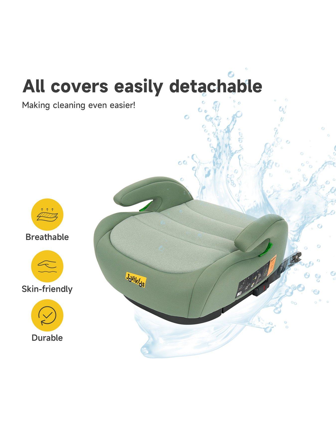  image of jovikids-ohho-isofix-booster-car-seat-green