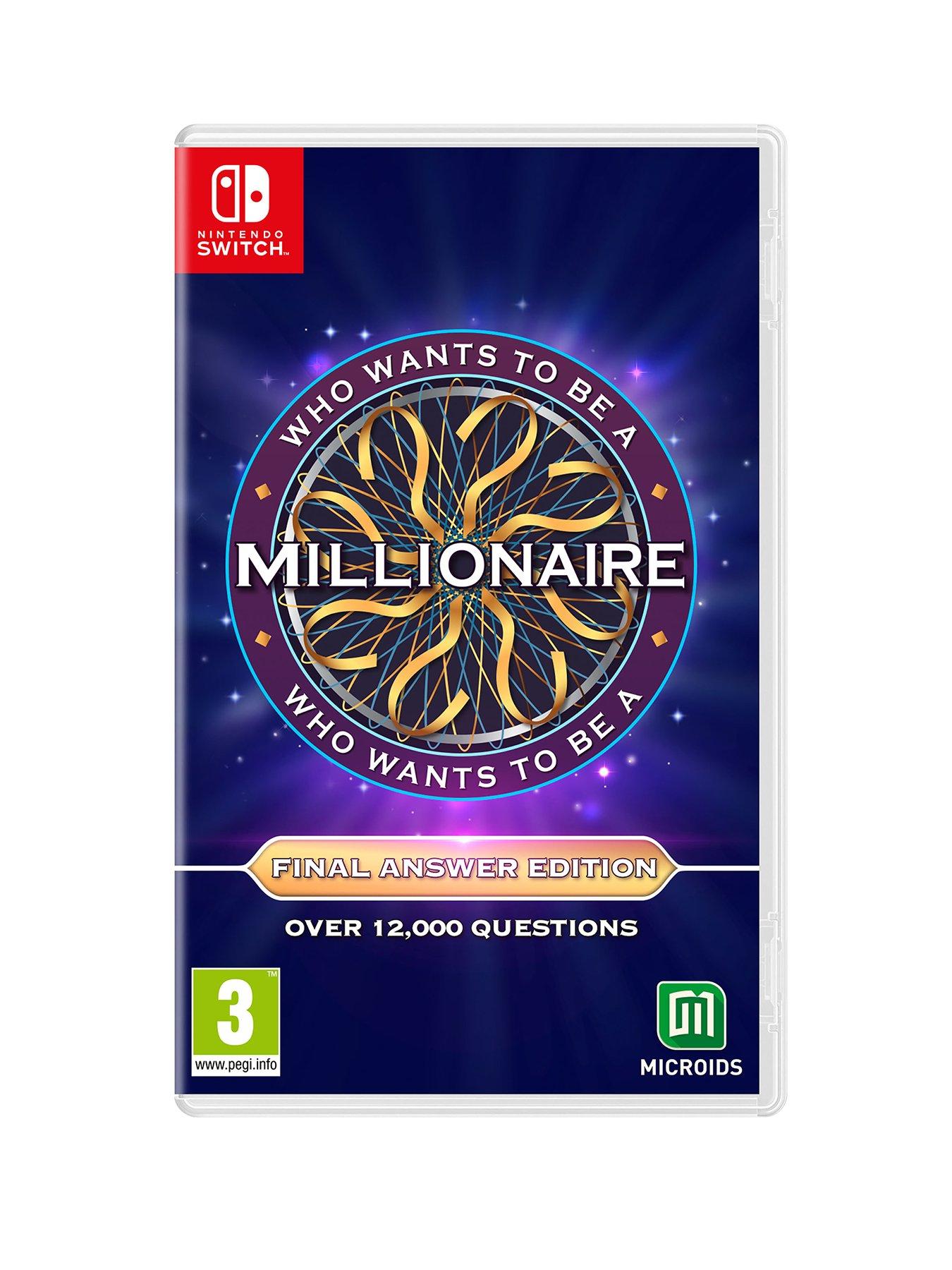 Nintendo Switch Who Wants To Be A Millionaire?: Final Answer Edition