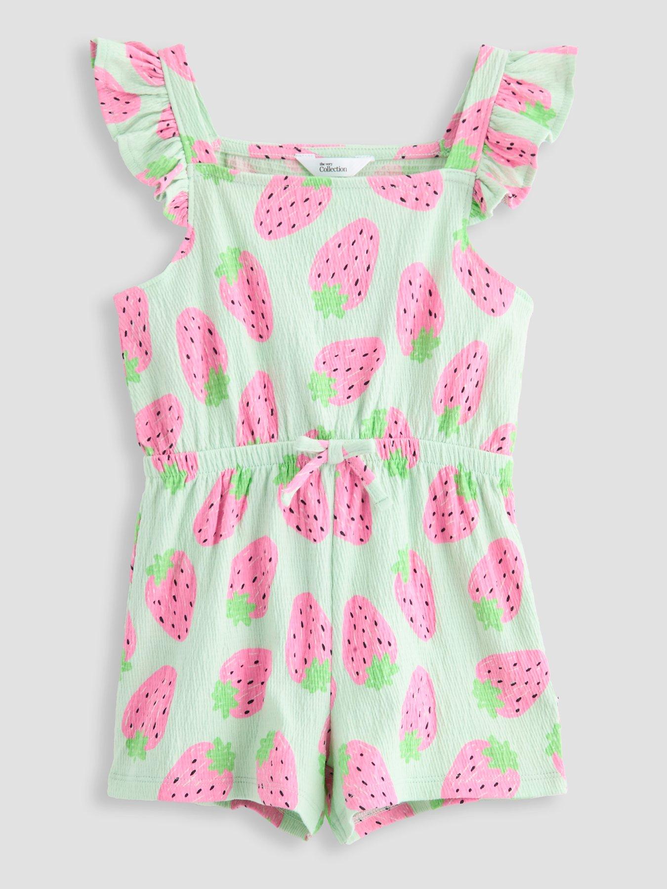 Image 3 of 5 of The Very Collection Girls 2-Pack Playsuits - Multi