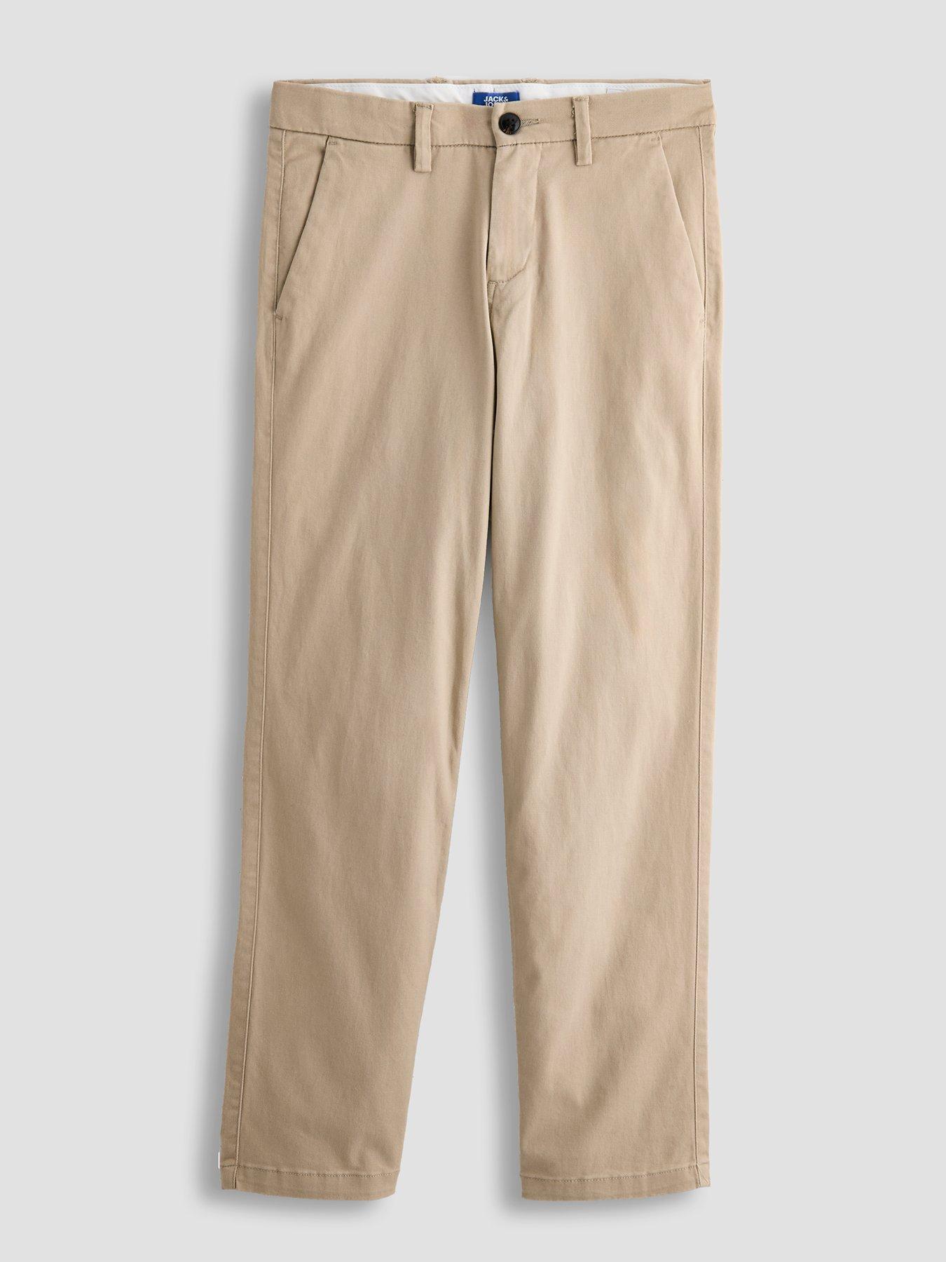 Image 1 of 4 of Jack & Jones Junior Boys Kane Dylan Chinos - Beige