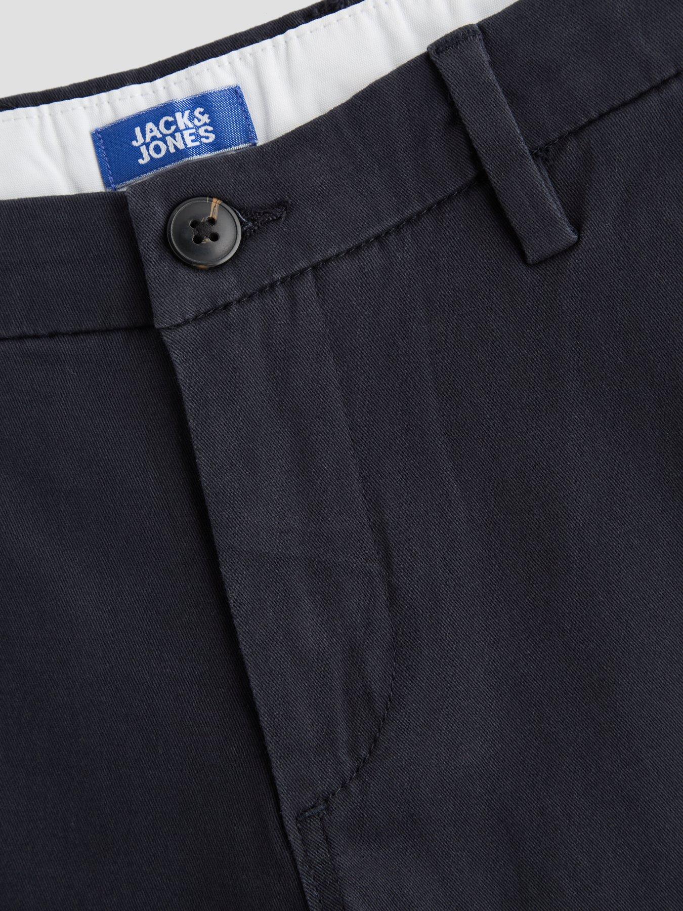 Image 3 of 4 of Jack & Jones Junior Boys Dylan Chino Shorts - Navy