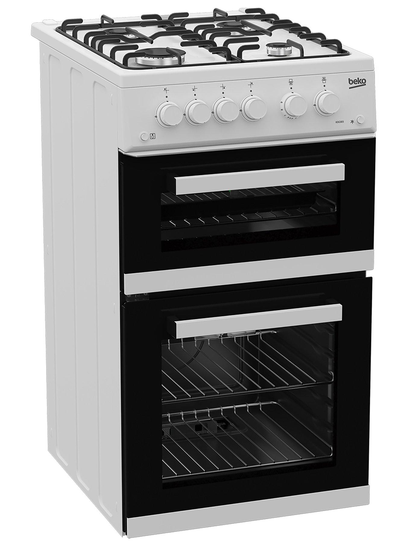  image of beko-kdg583w-gas-cooking-white
