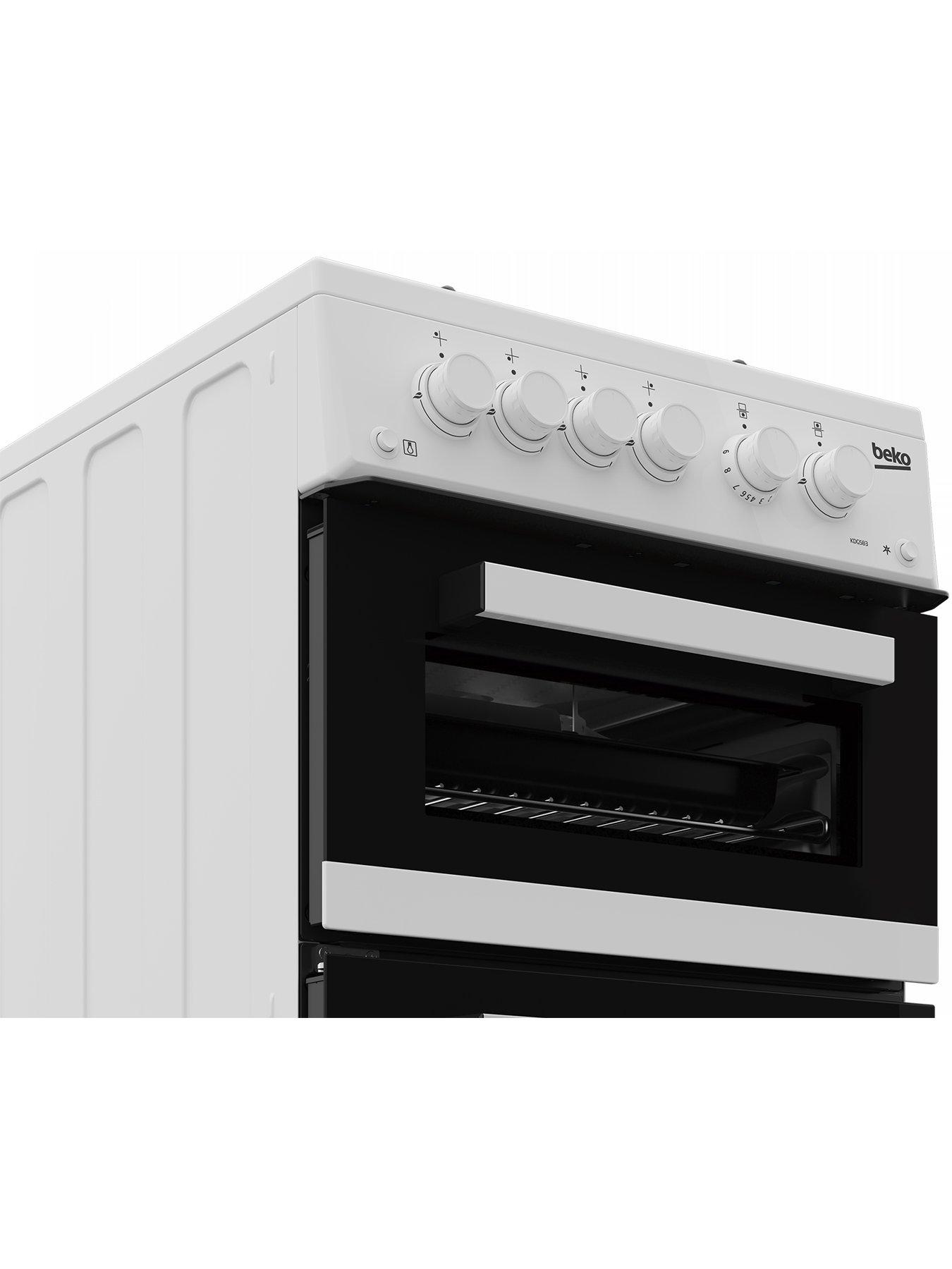  image of beko-kdg583w-gas-cooking-white
