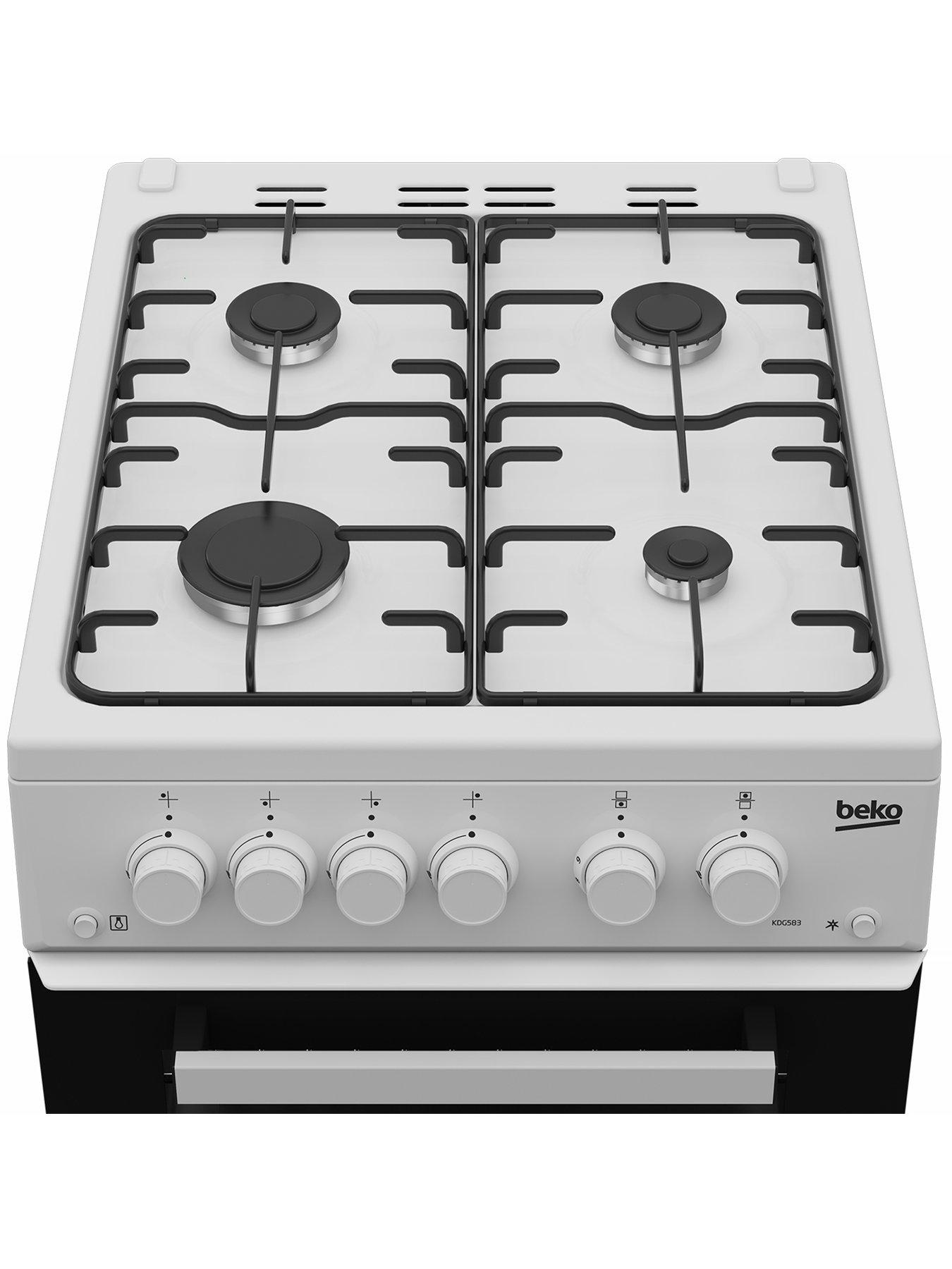  image of beko-kdg583w-gas-cooking-white
