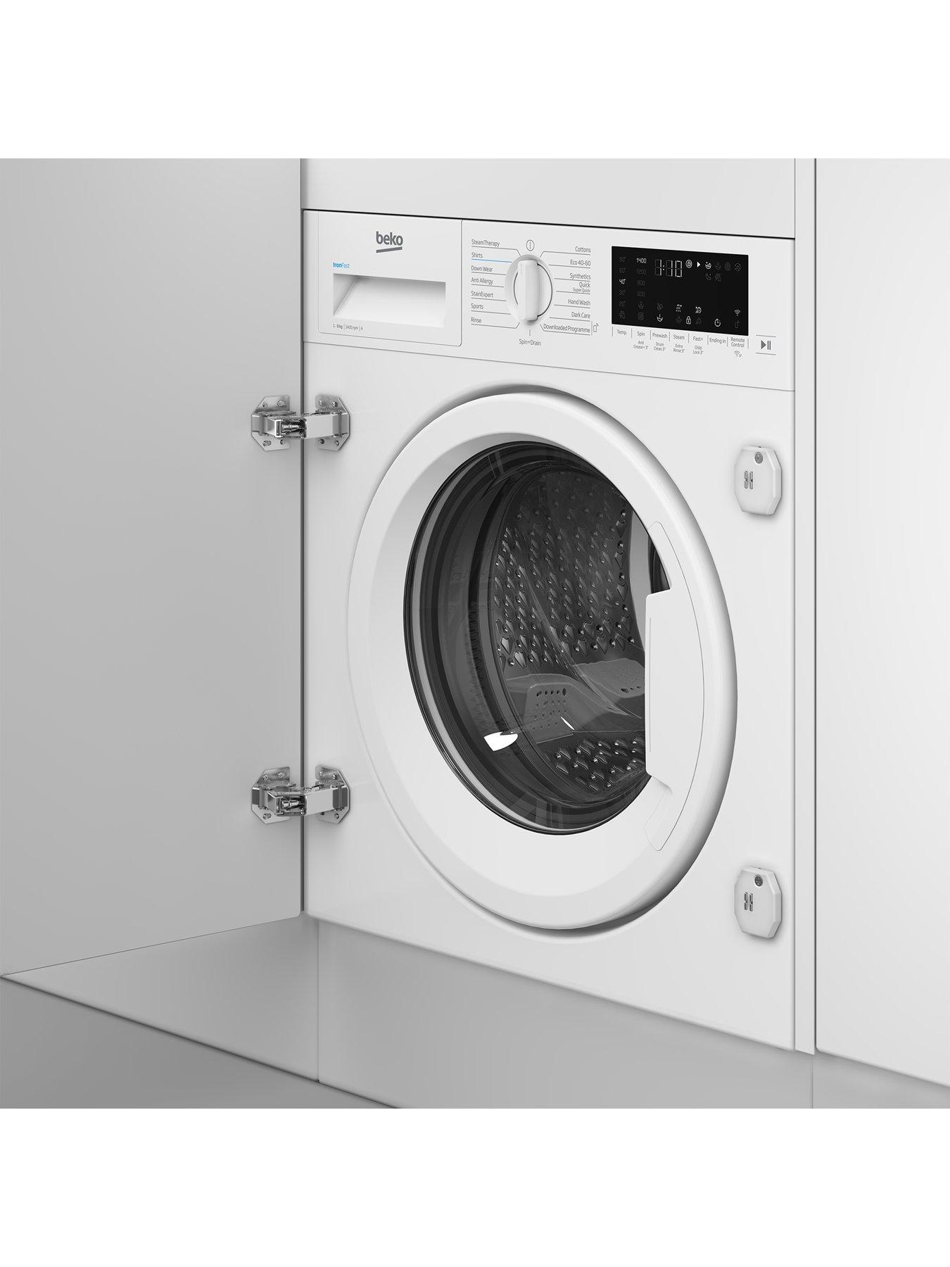  image of beko-wtik94121f-1400-rpm-built-in-washing-machine